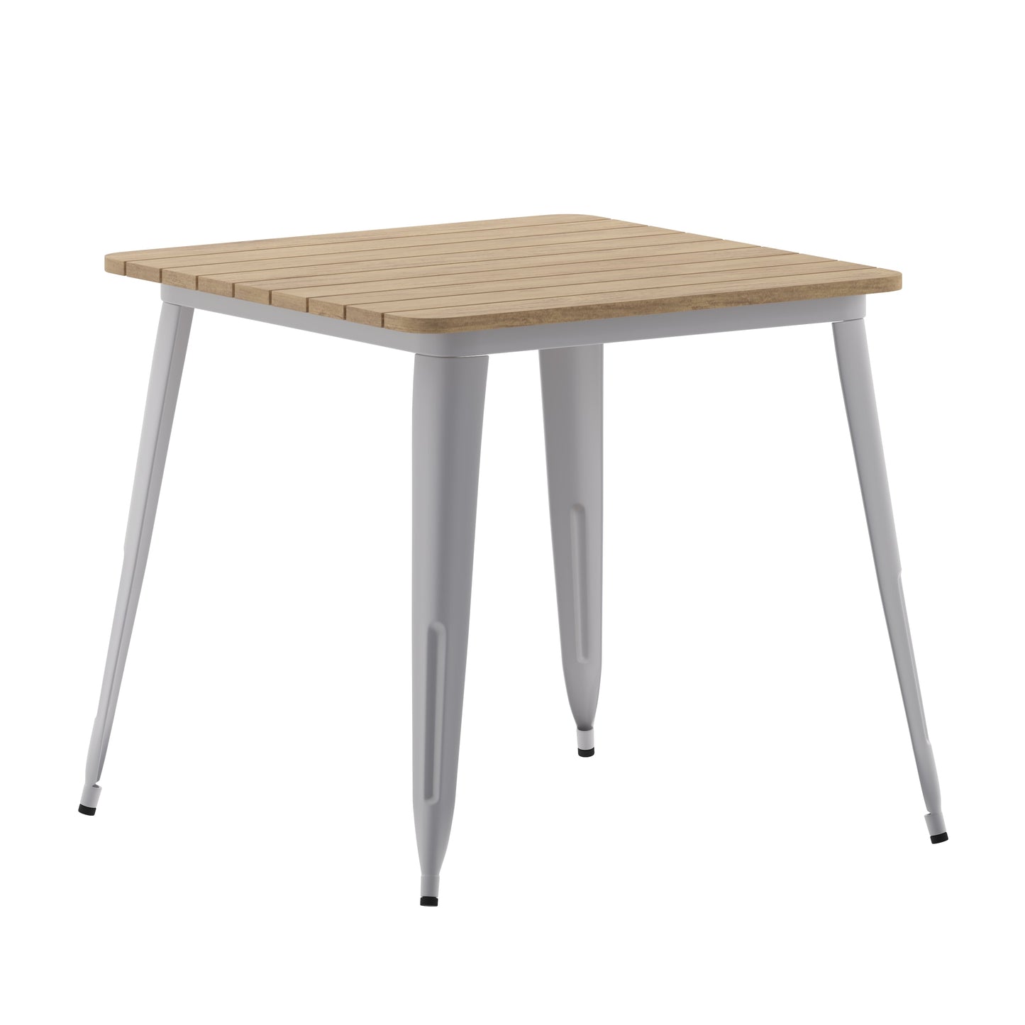 31.5" SQ BR/SIL Dining Table JJ-T14619-80-BRSL-GG