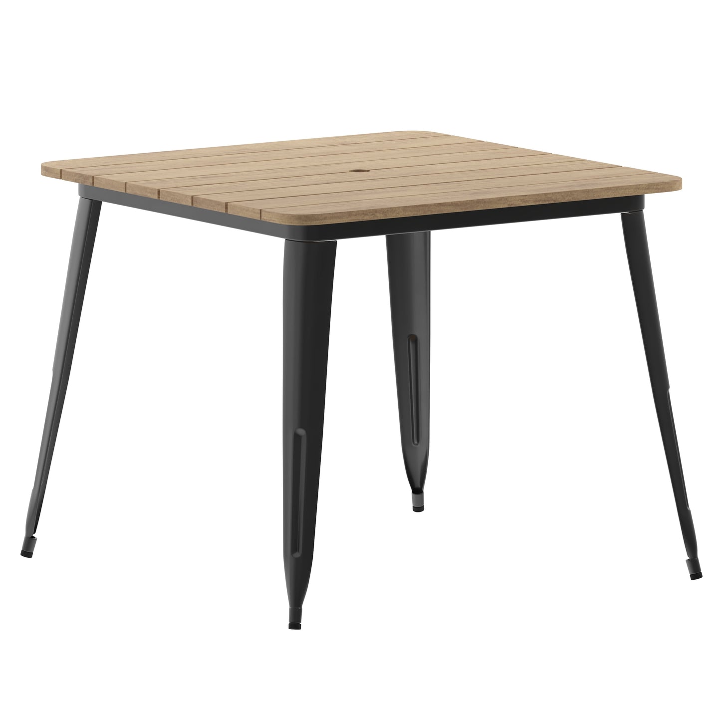 36" SQ BR/BK Dining Table JJ-T14619-90-BRBK-GG