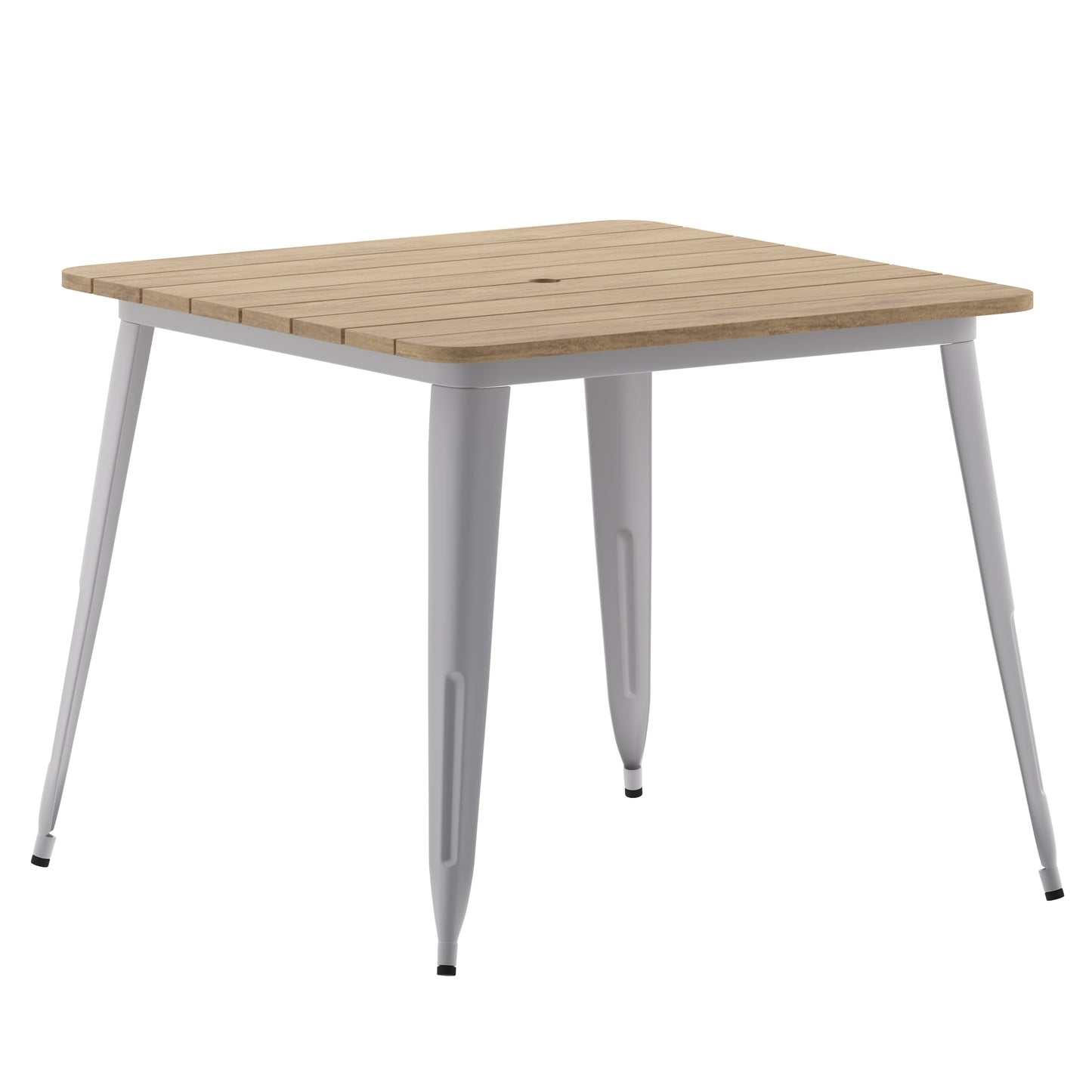 36" SQ BR/SIL Dining Table JJ-T14619-90-BRSL-GG