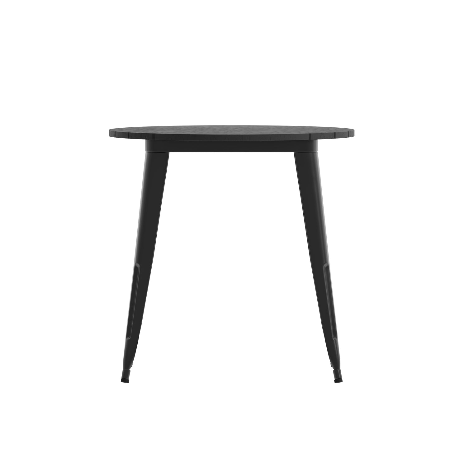 30" RD BK/BK Dining Table JJ-T14623-80-BKBK-GG