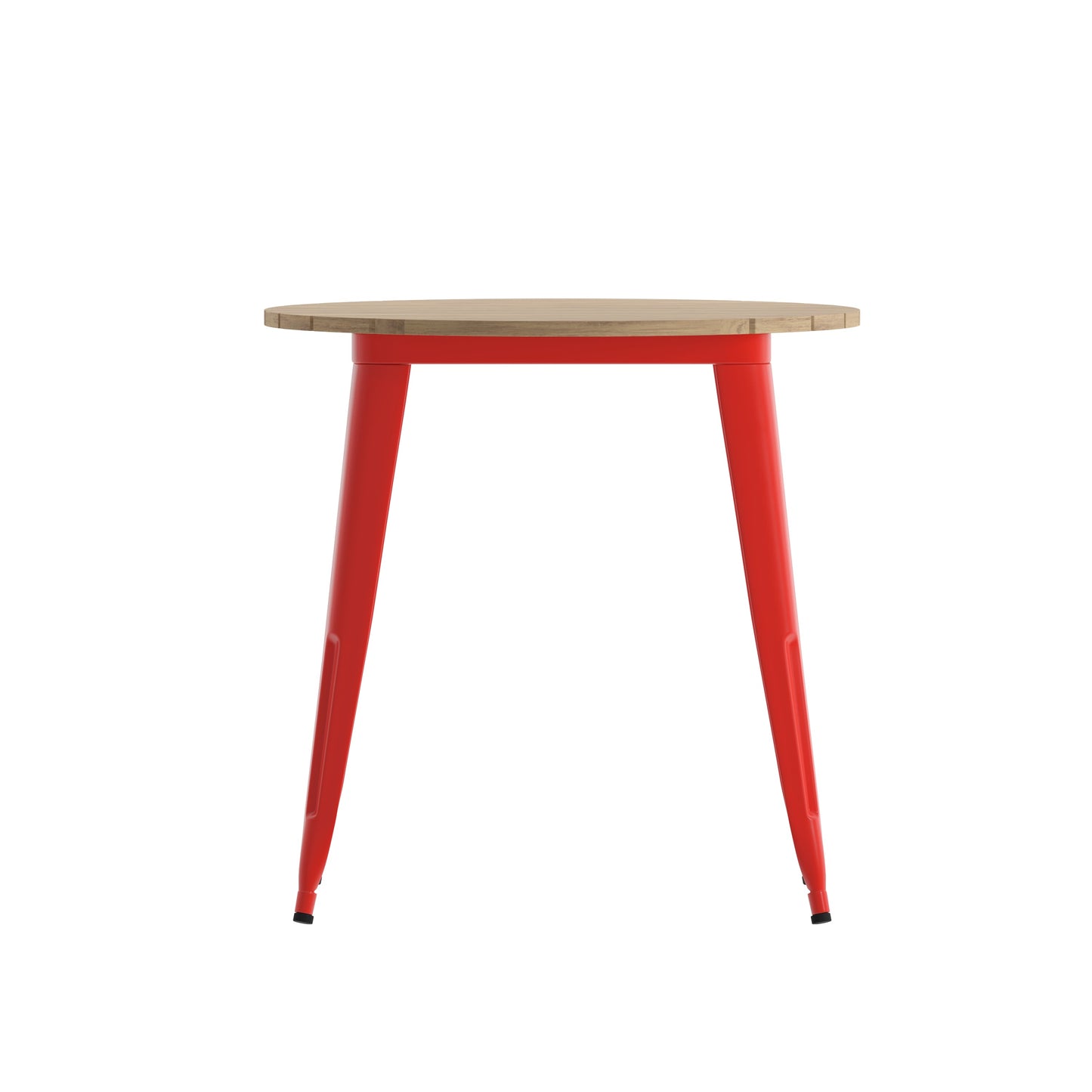 30" RD BR/RED Dining Table JJ-T14623-80-BRRD-GG