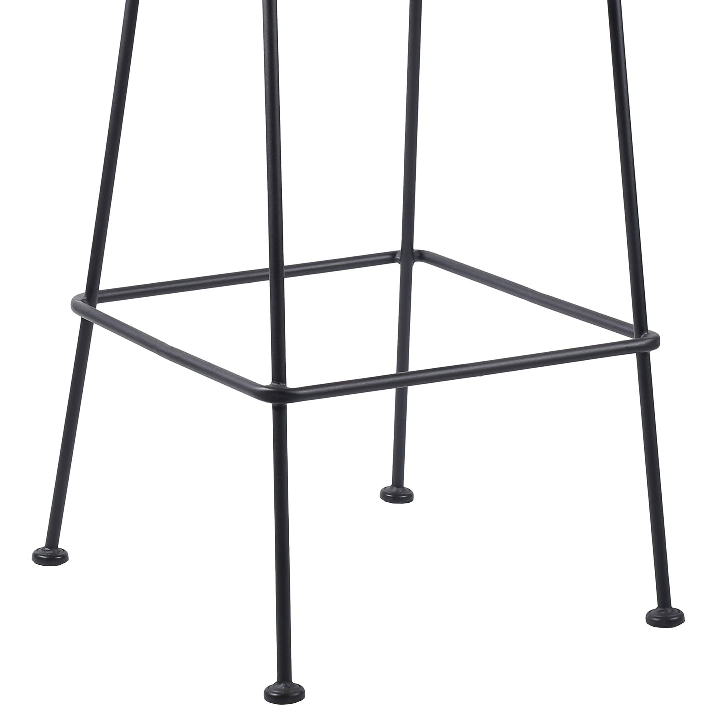 Acapulco 26" Indoor Outdoor Steel Bar Stool with Black Rope