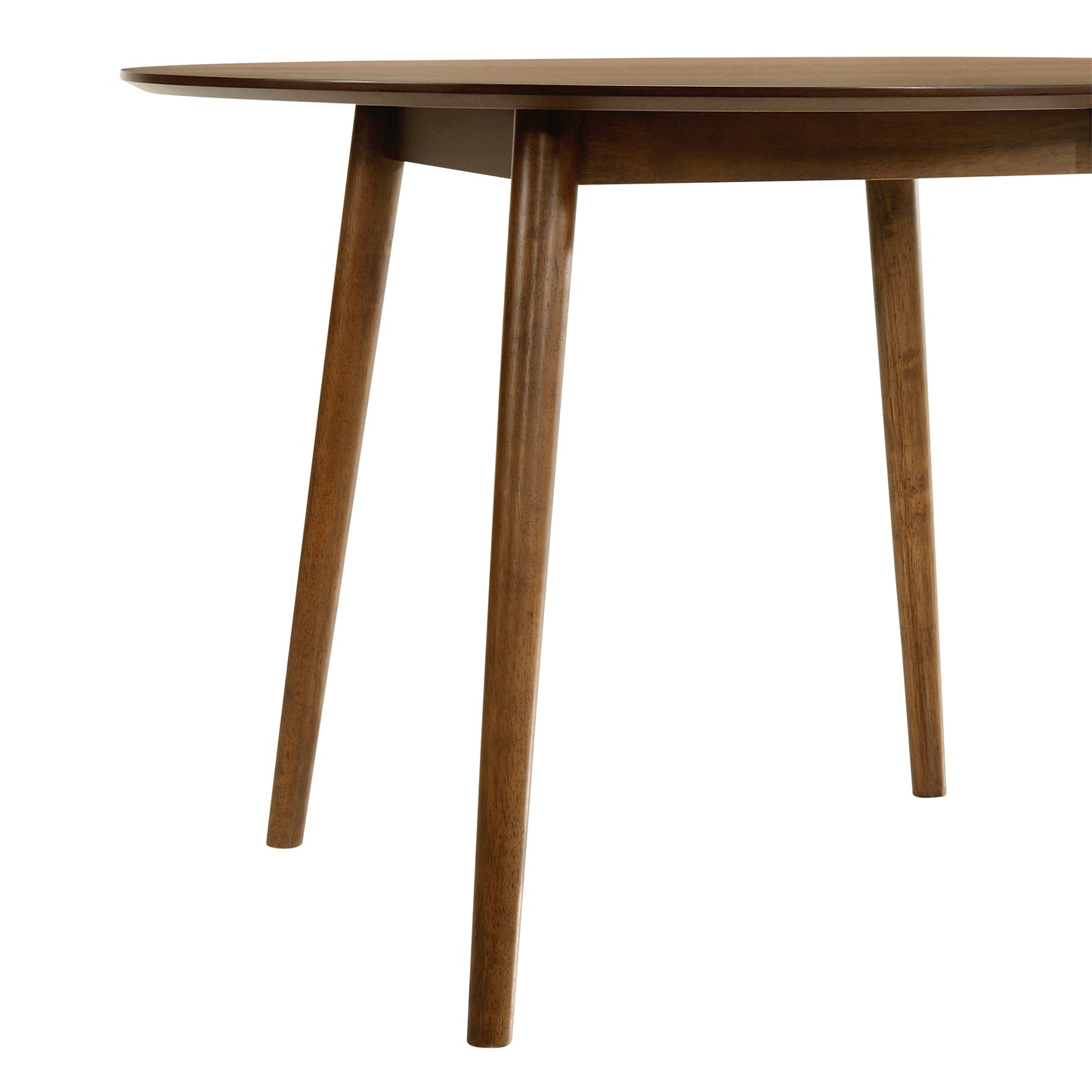 Arcadia 48" Round Dining Table in Walnut Wood