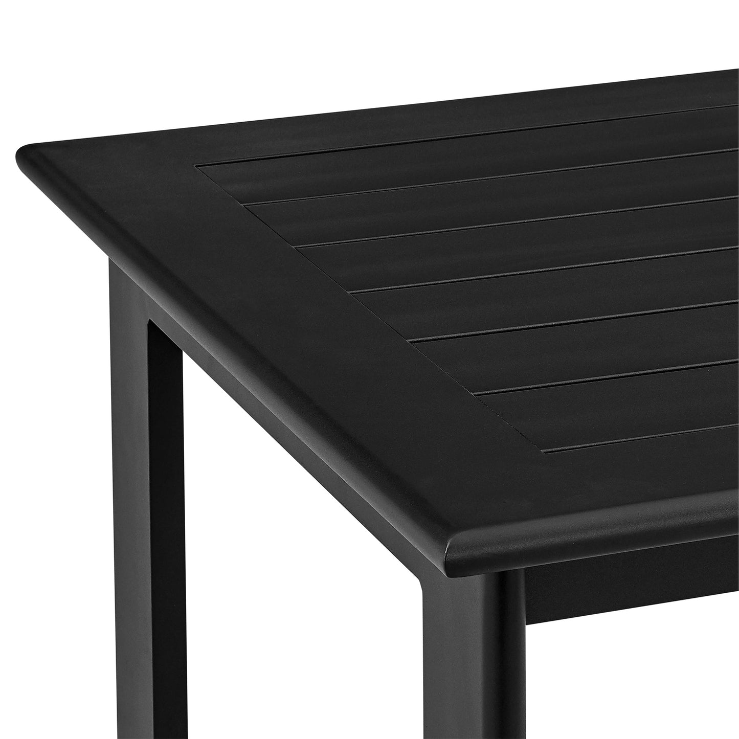 Cayman Outdoor Patio Bar Height Dining Table in Aluminum