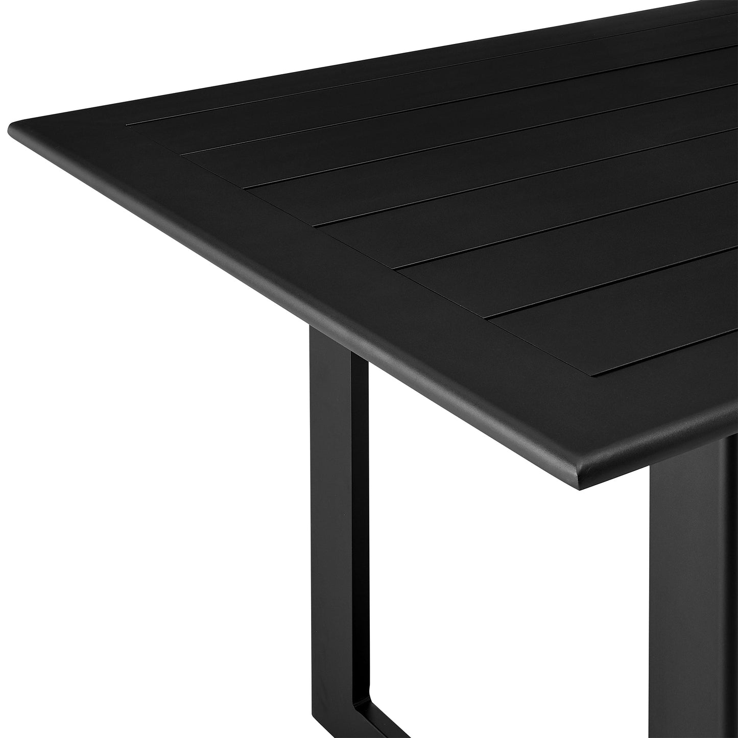 Cayman Outdoor Patio Dining Table in Aluminum