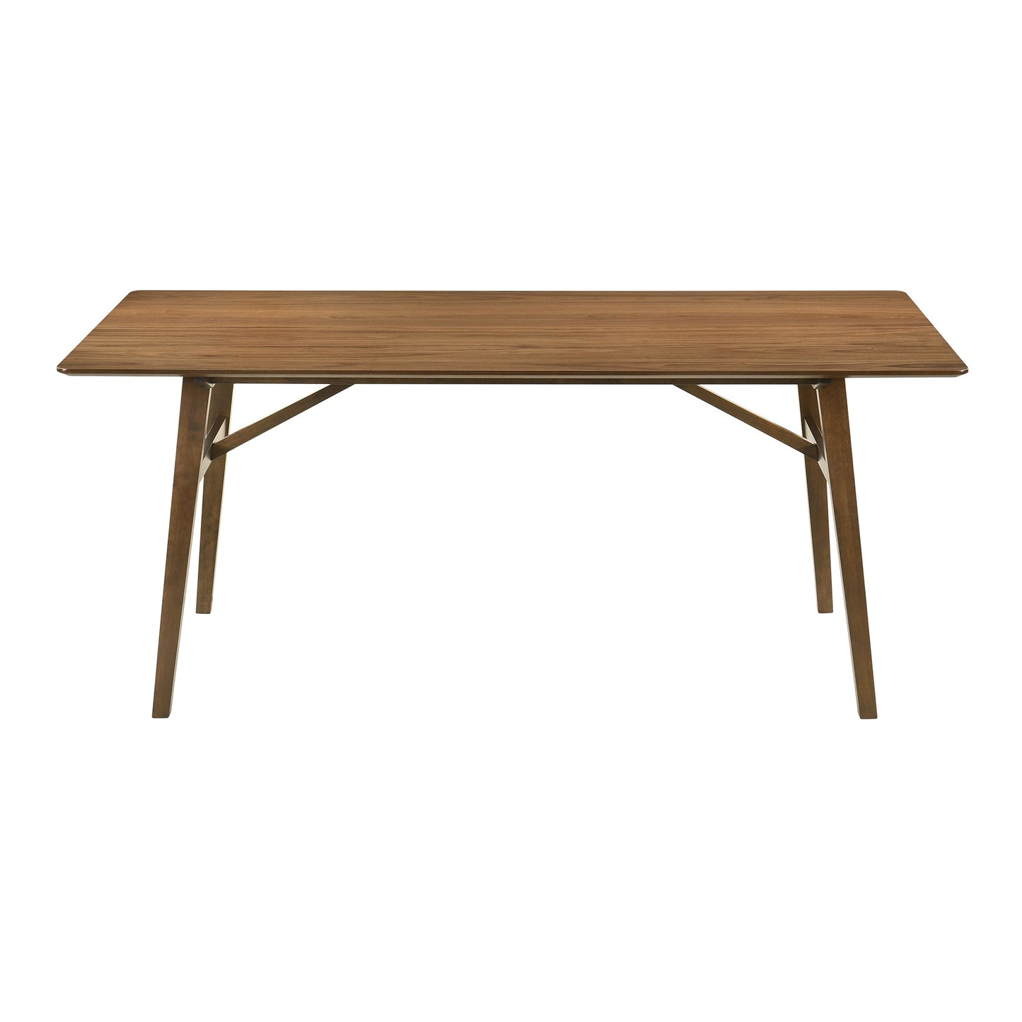 Channell Wood Dining Table in Walnut Finish