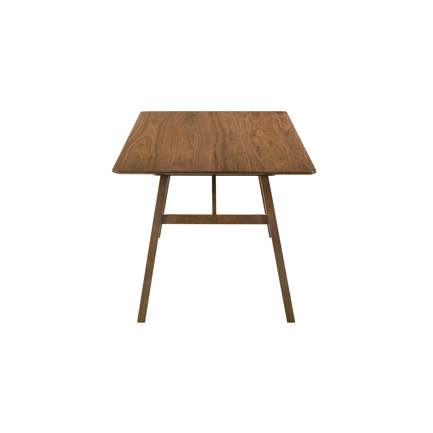 Channell Wood Dining Table in Walnut Finish