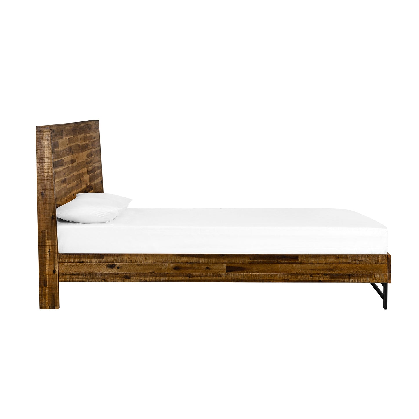 Cusco Rustic Acacia Platform Queen Bed