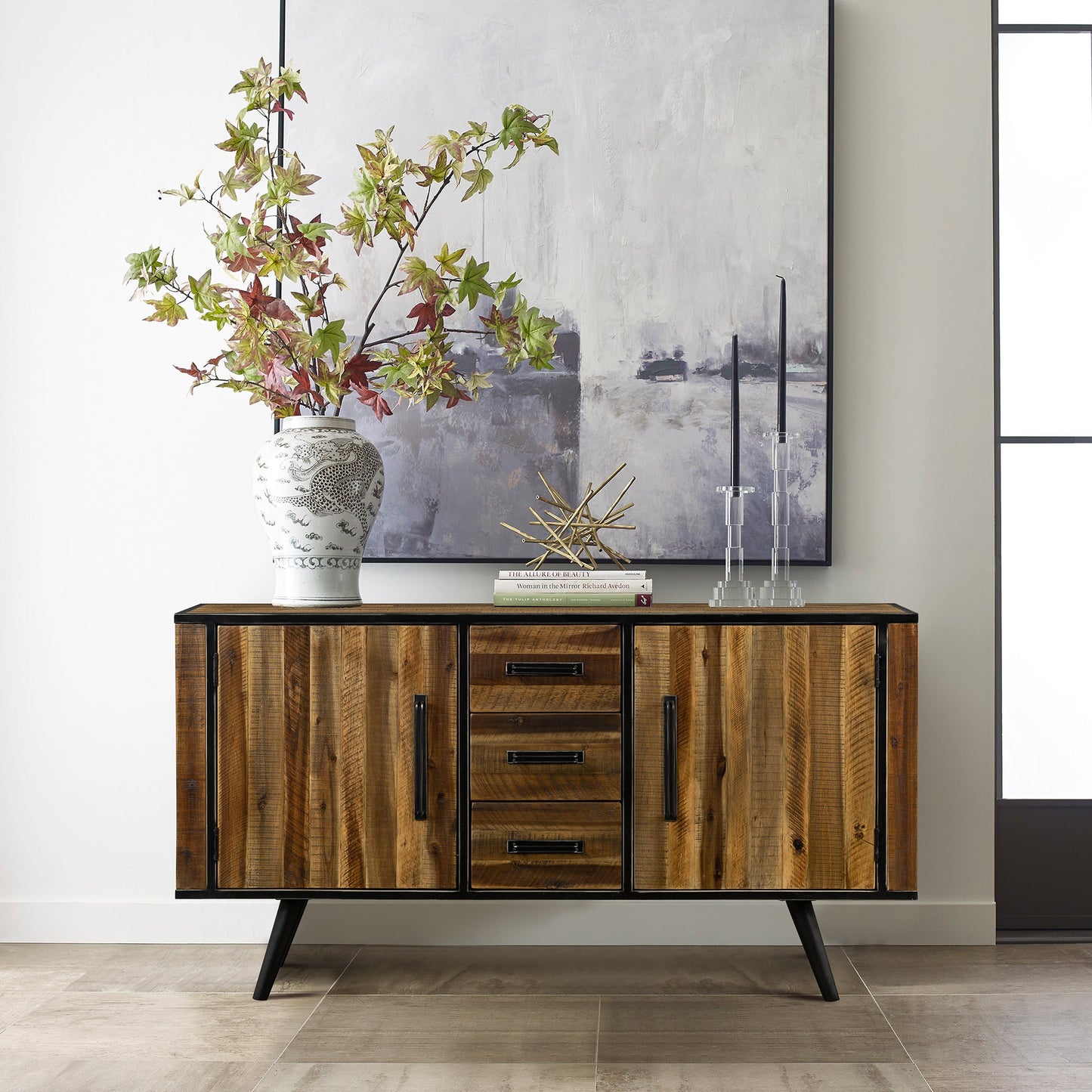 Cusco Acacia Rustic Buffet Cabinet