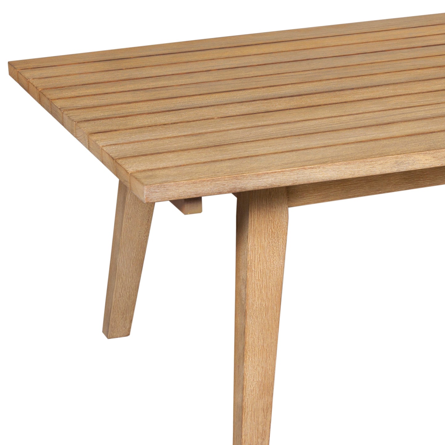 Cypress Outdoor Patio Coffee Table in Blonde Eucalyptus Wood