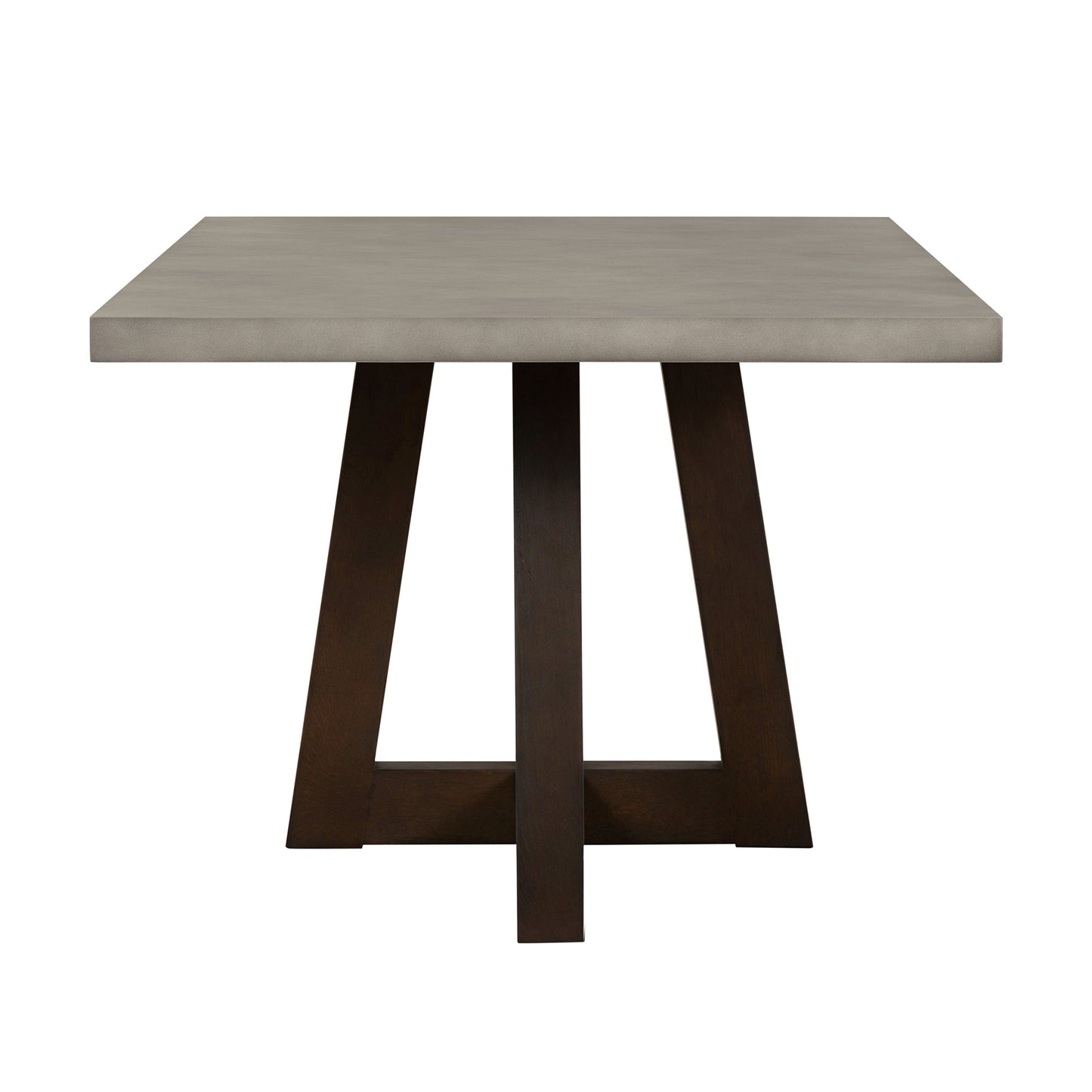 Elodie Gray Concrete and Dark Gray Oak Rectangle Dining Table