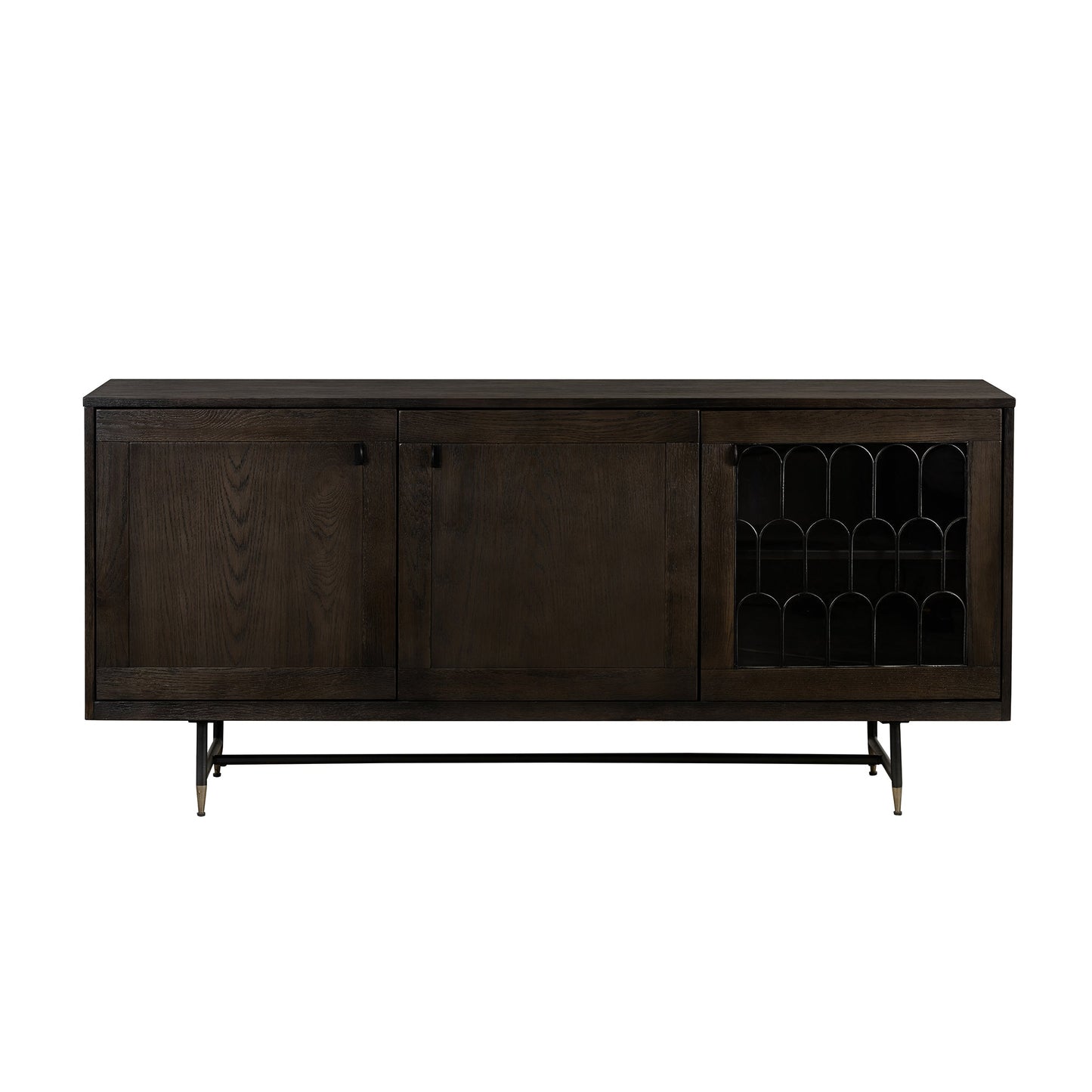 Gatsby Oak and Metal Buffet Cabinet