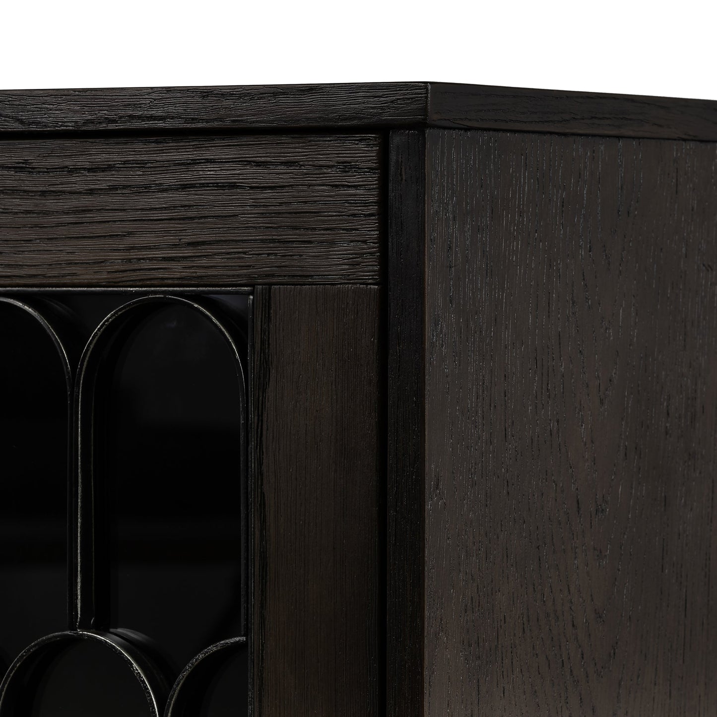 Gatsby Oak and Metal Buffet Cabinet