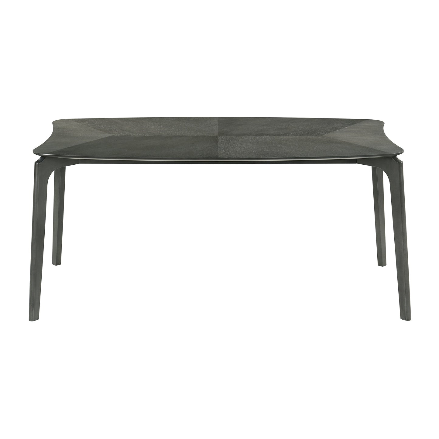 Kalia Wood Dining Table in Gray Finish