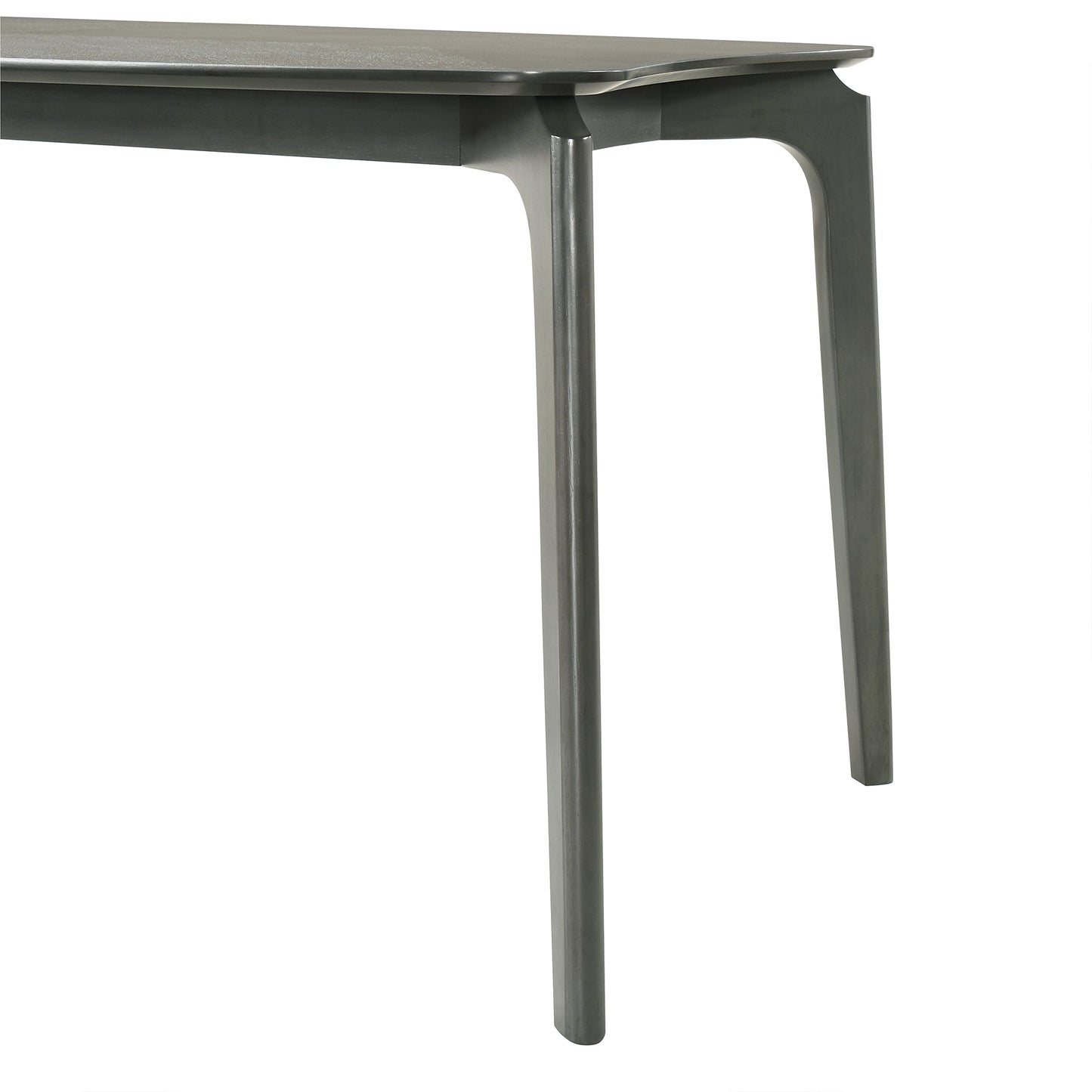 Kalia Wood Dining Table in Gray Finish