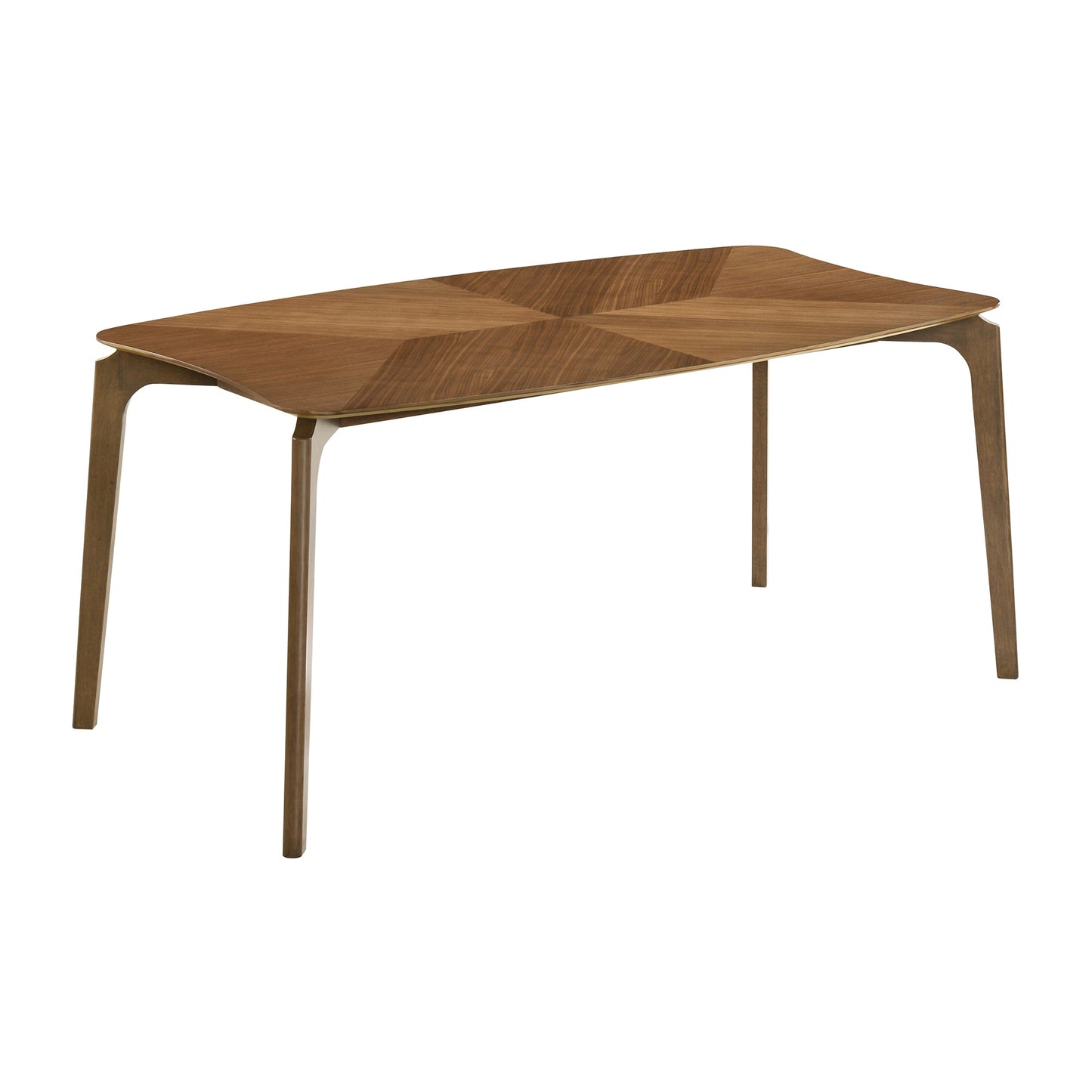 Kalia Wood Dining Table in Walnut Finish