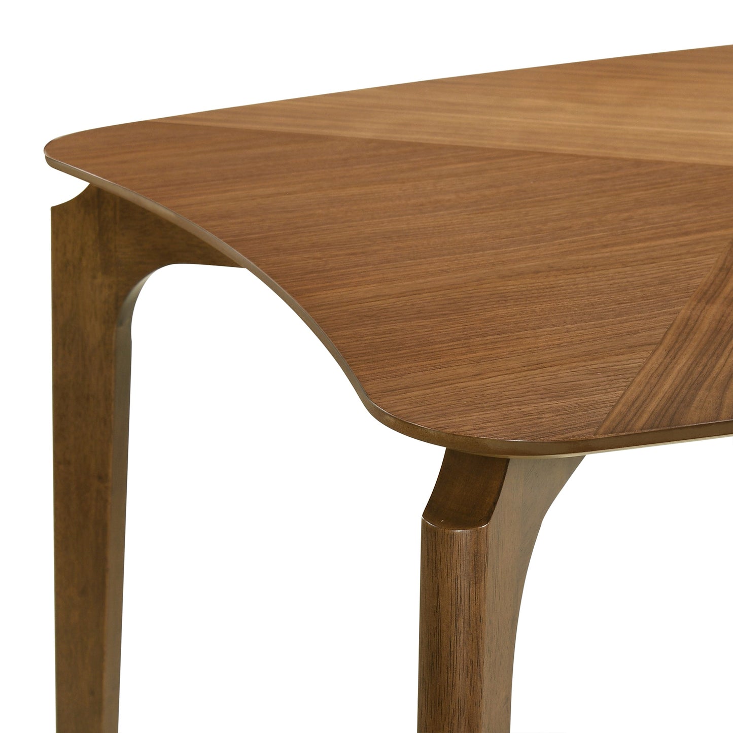 Kalia Wood Dining Table in Walnut Finish