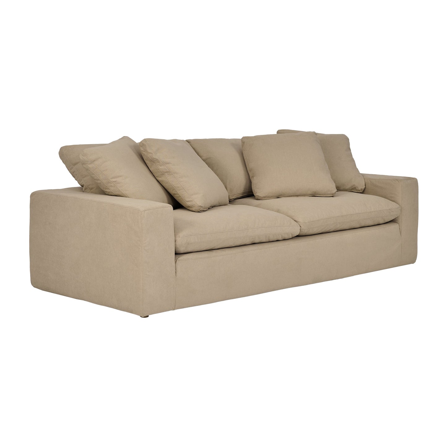 Liberty 96.5" Upholstered Sofa in Sahara Brown