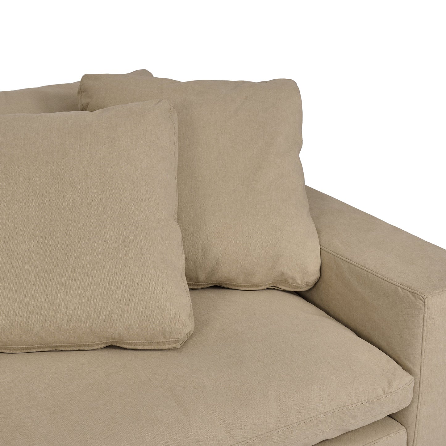 Liberty 96.5" Upholstered Sofa in Sahara Brown