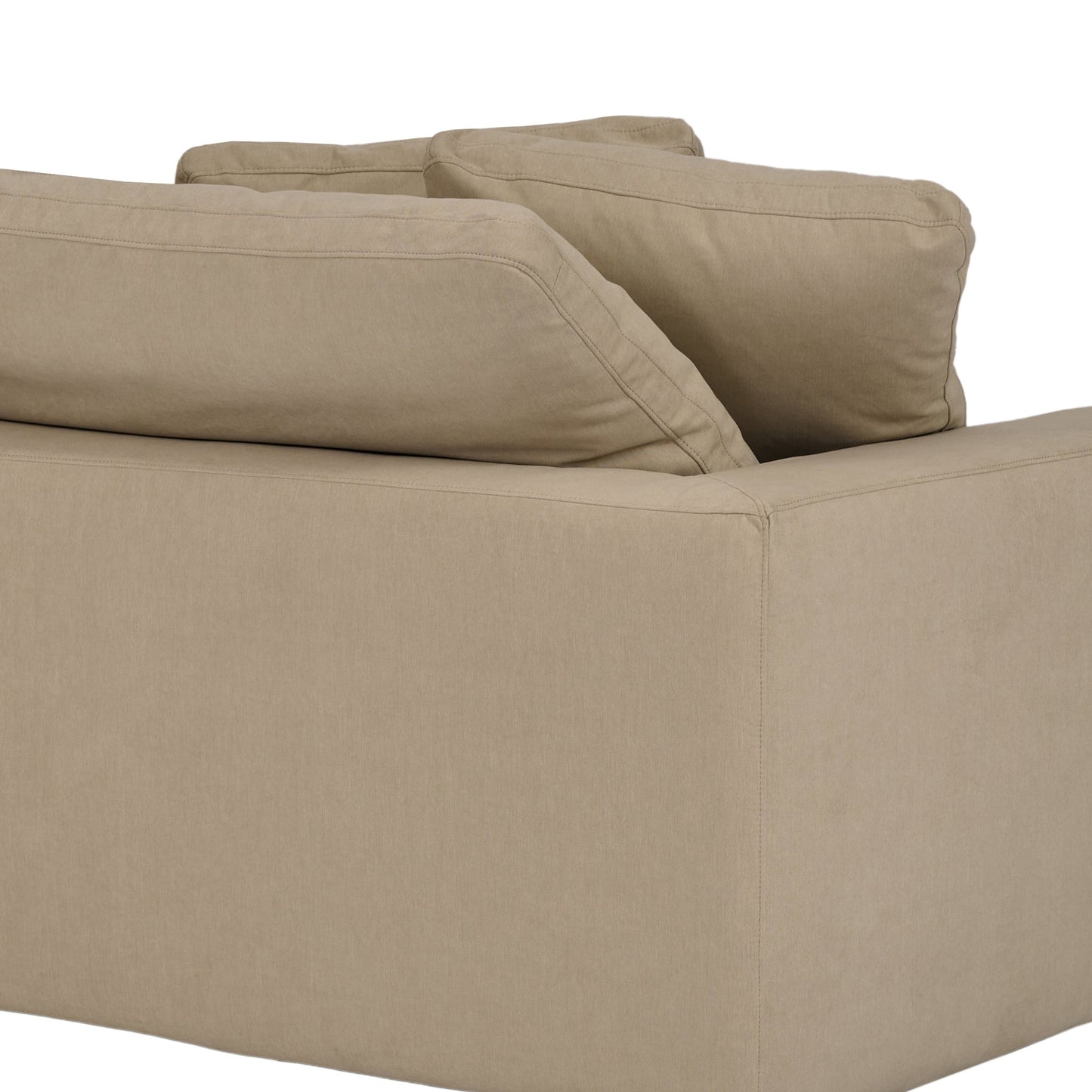 Liberty 96.5" Upholstered Sofa in Sahara Brown