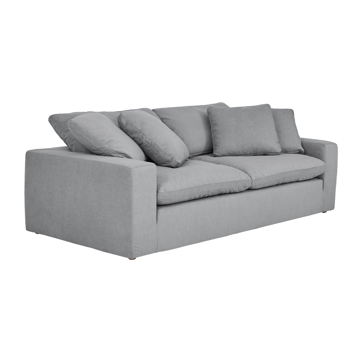 Liberty 96.5" Upholstered Sofa in Slate Gray