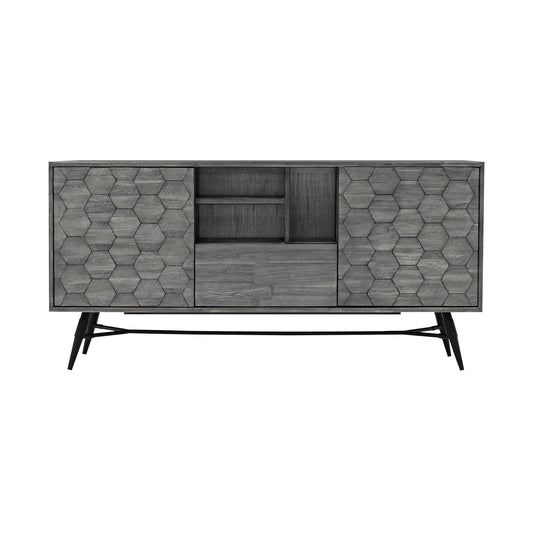 Makena Sideboard Buffet in Gray Acacia Wood