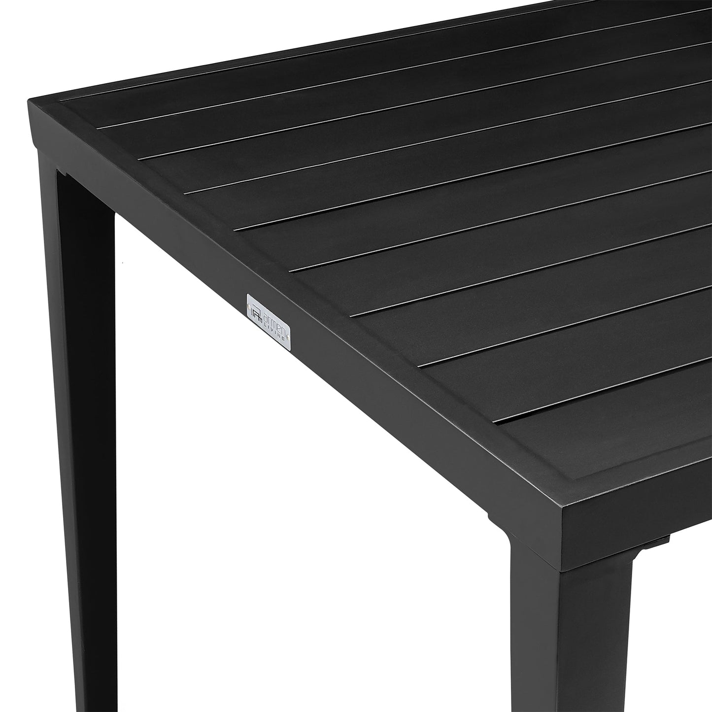 Palma Outdoor Patio Dining Table in Aluminum