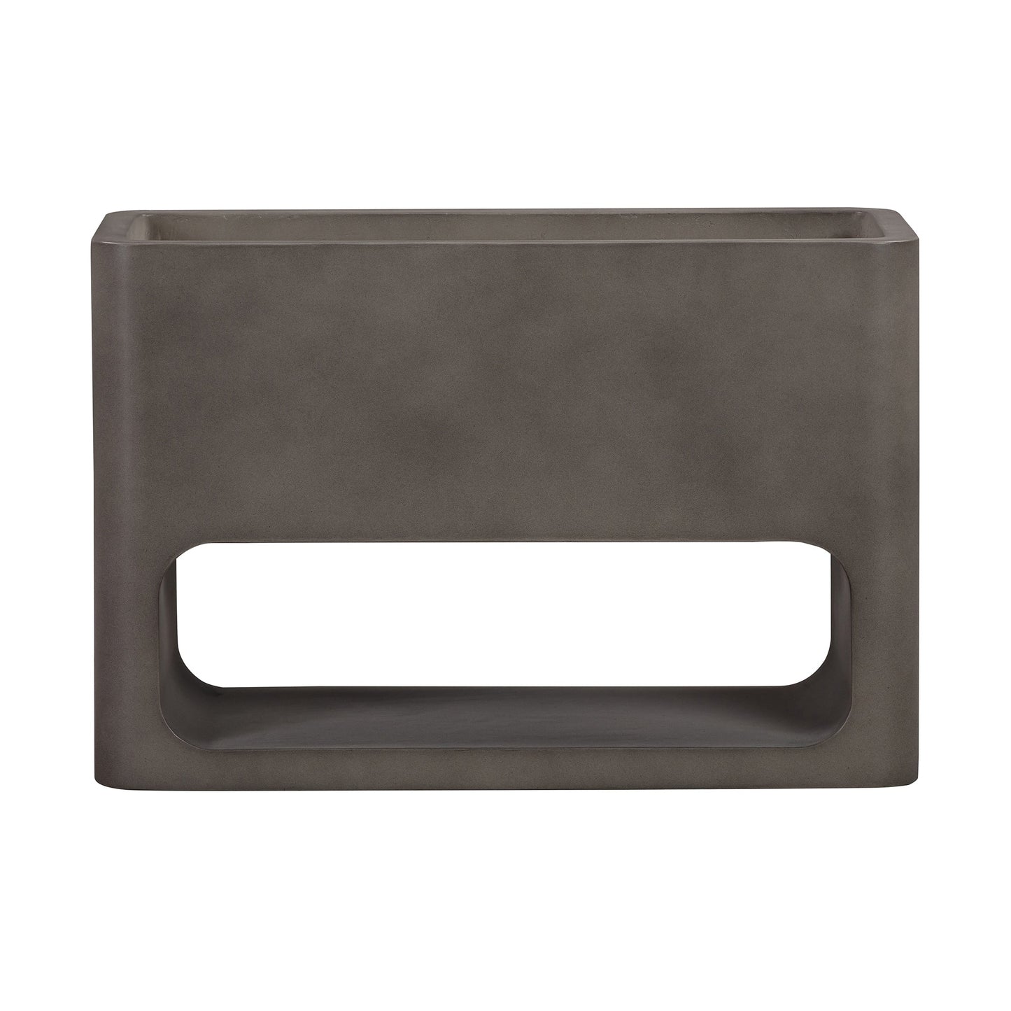 Sunstone Indoor or Outdoor Planter in Gray Concrete