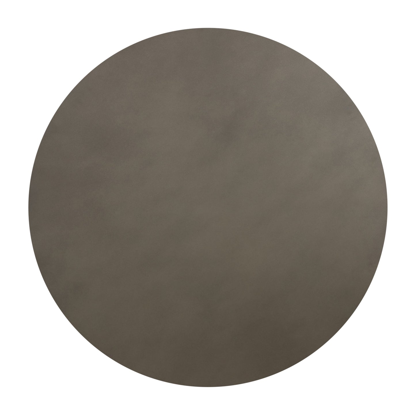 Pinni Gray Concrete Round Dining Table with Bronze Painted Accent