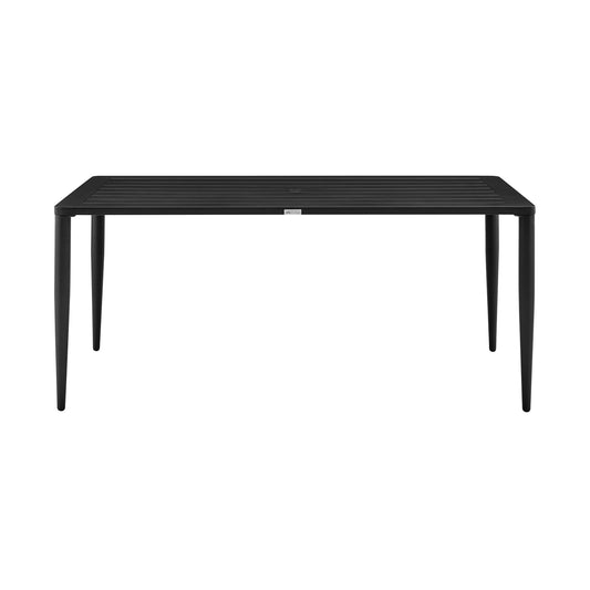 Ezra Outdoor Patio Dining Table in Aluminum