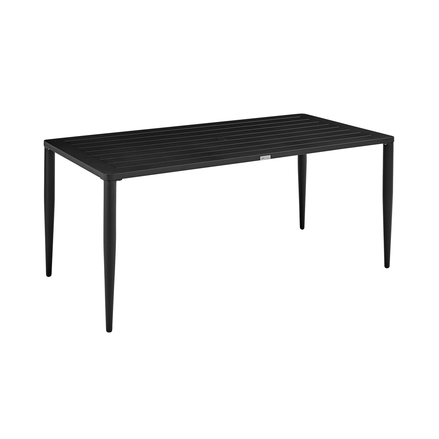 Ezra Outdoor Patio Dining Table in Aluminum