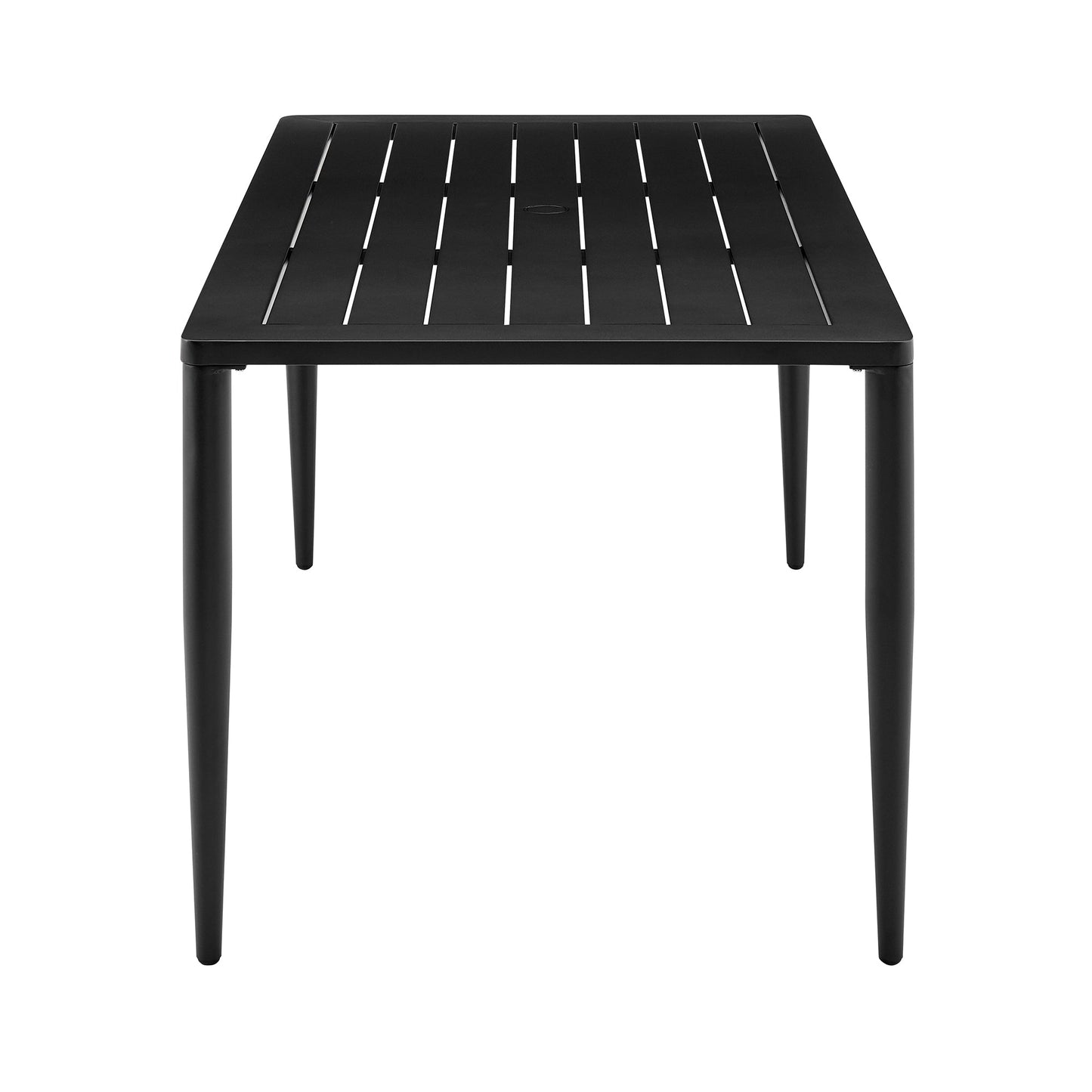 Ezra Outdoor Patio Dining Table in Aluminum