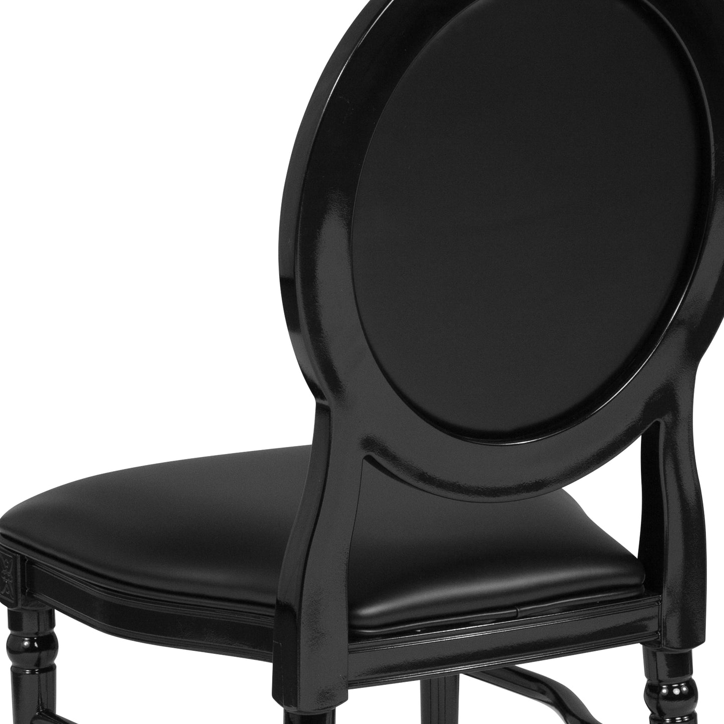 Tufted Black Dining Chair LE-B-B-T-MON-GG