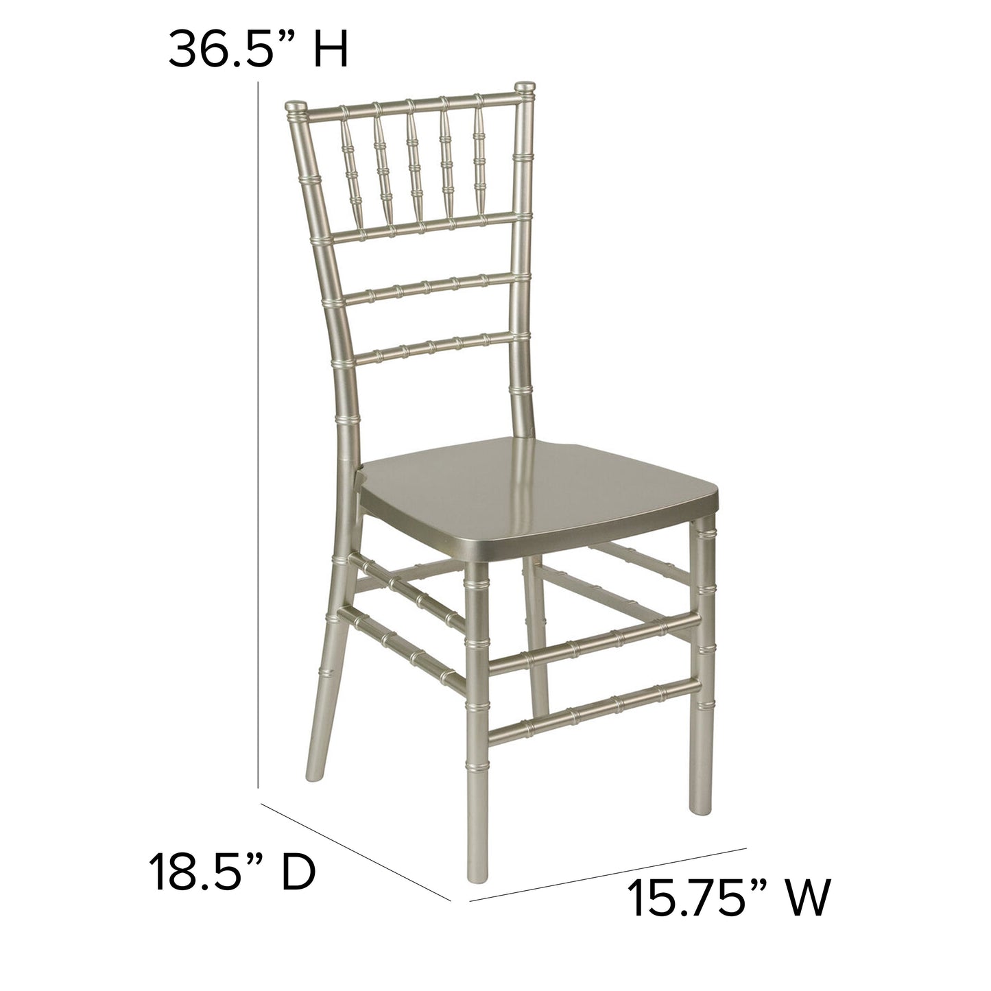 Champagne Resin Chiavari Chair LE-CHAMP-GG