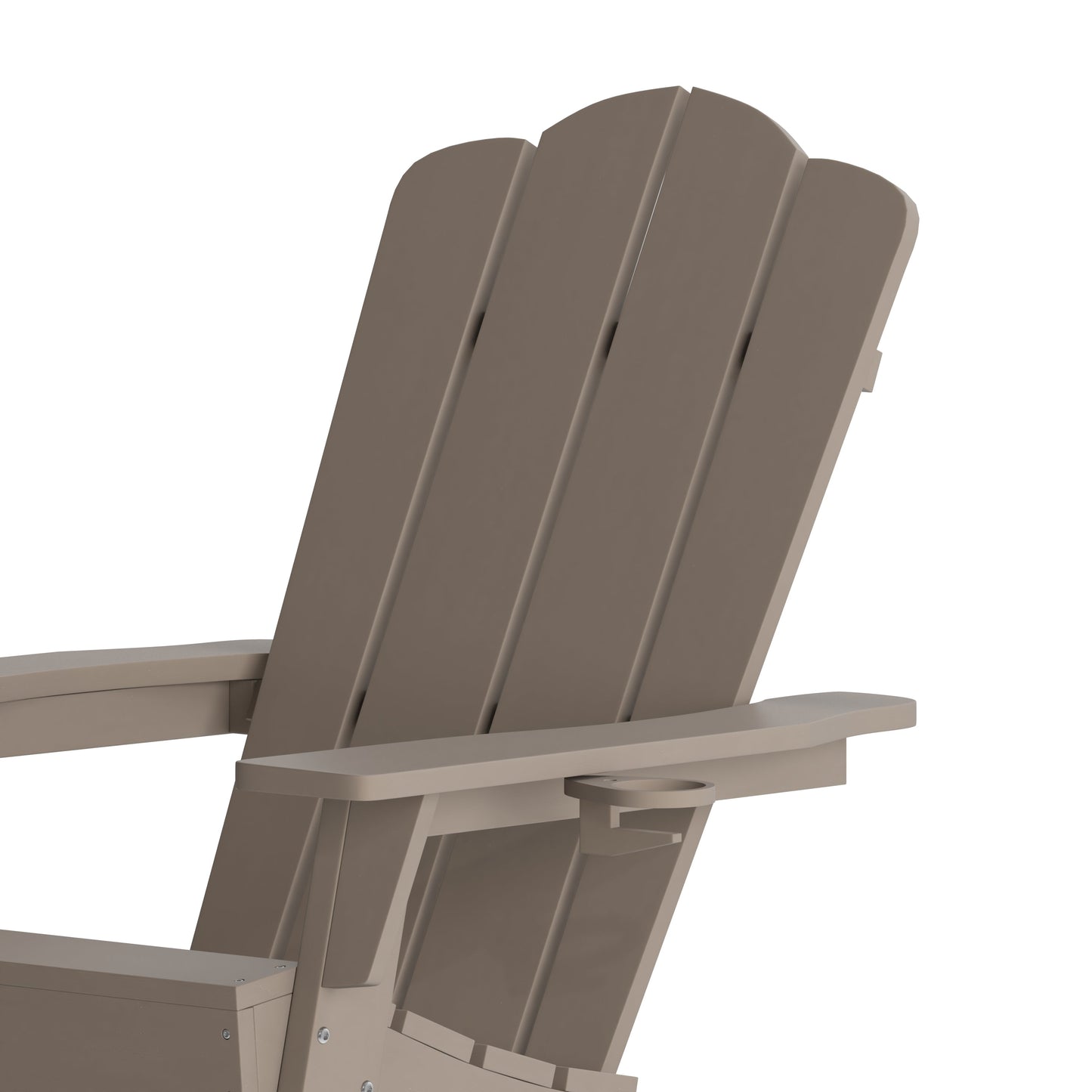 Brown Patio Chair - Cupholder LE-HMP-1044-10-BR-GG