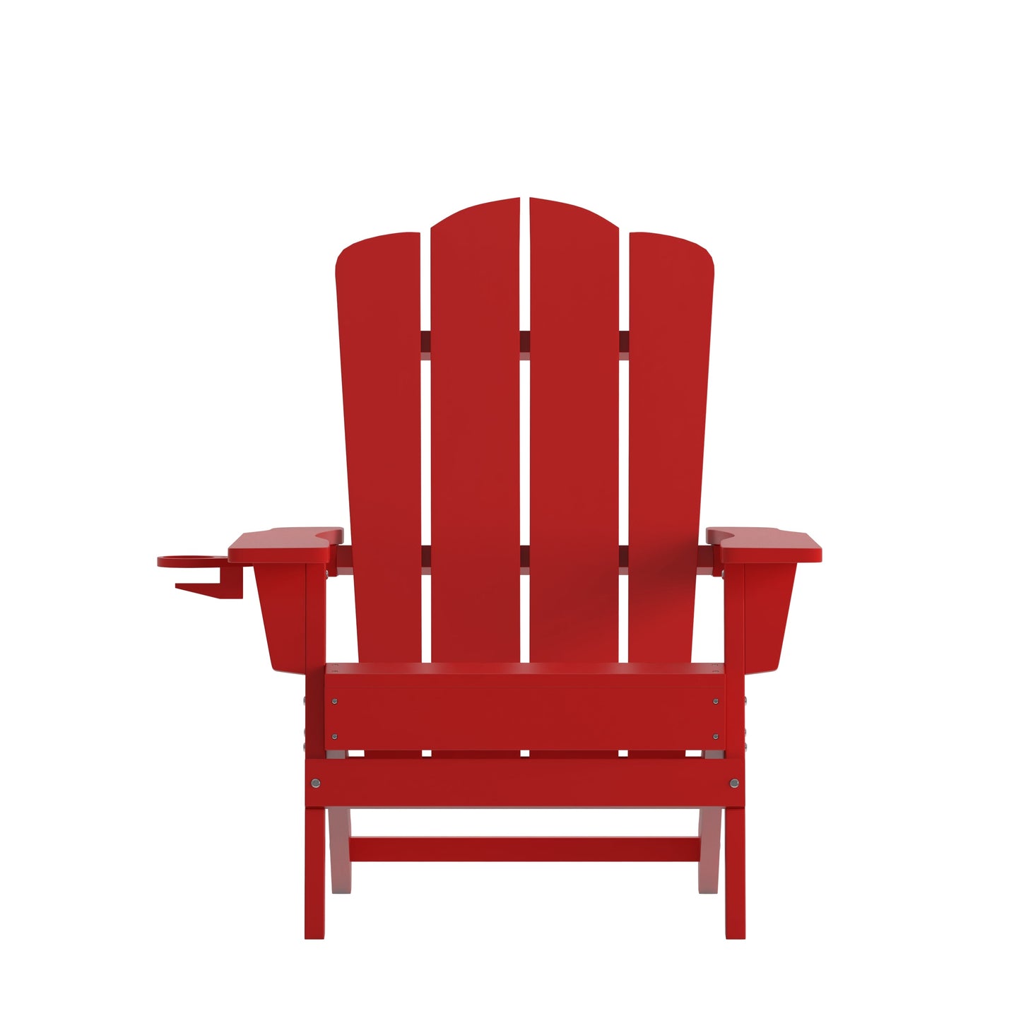 Red Patio Chair - Cupholder LE-HMP-1044-10-RD-GG