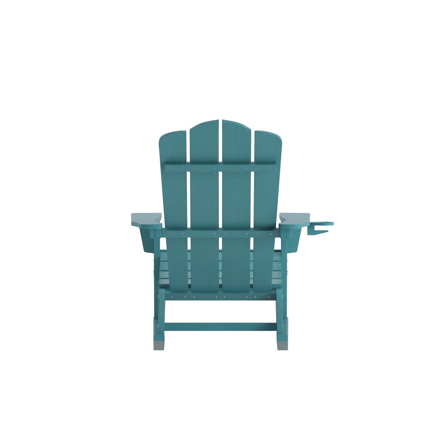 Blue Rocking Chair-Cupholder LE-HMP-1044-31-BL-GG