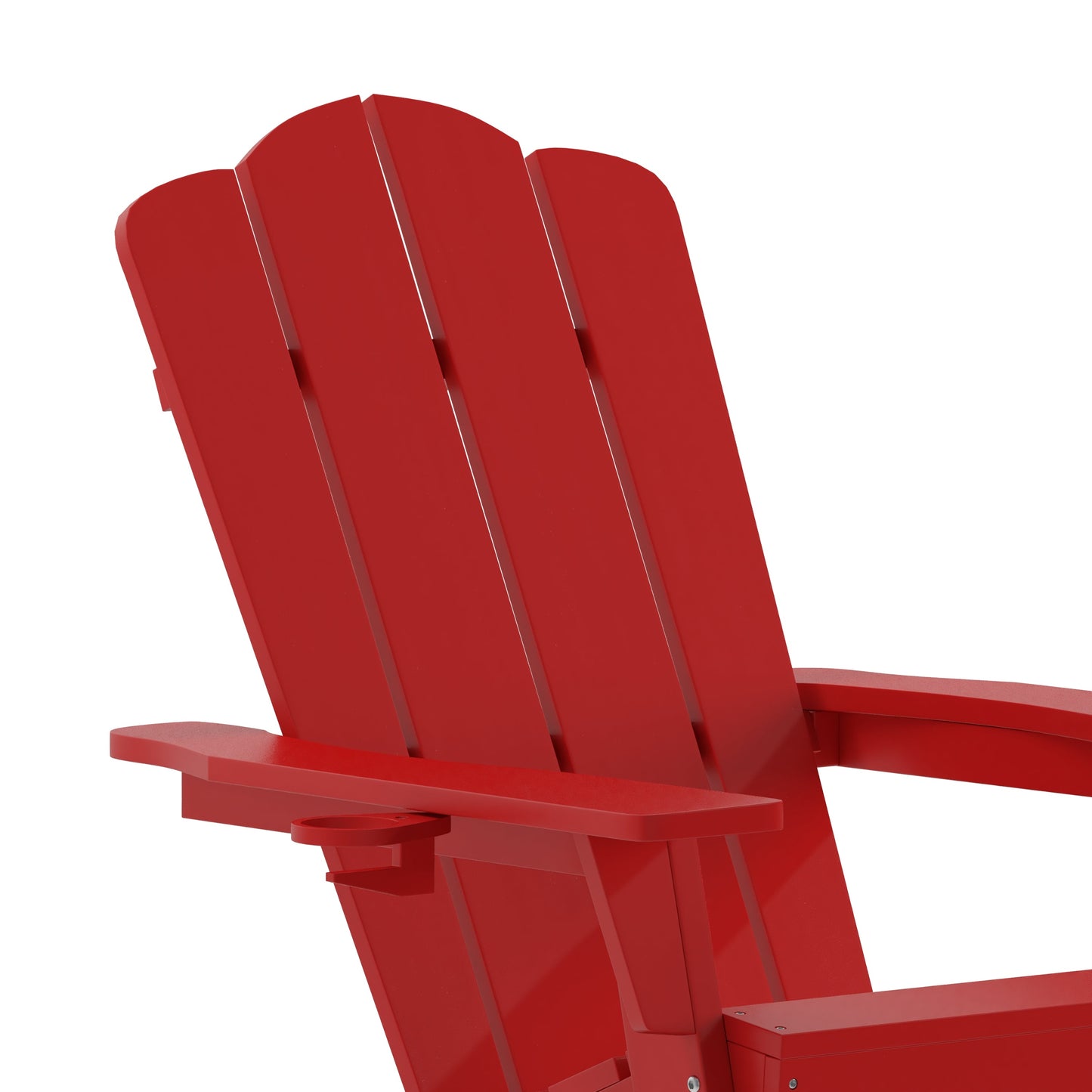 Red Rocking Chair-Cupholder LE-HMP-1044-31-RD-GG