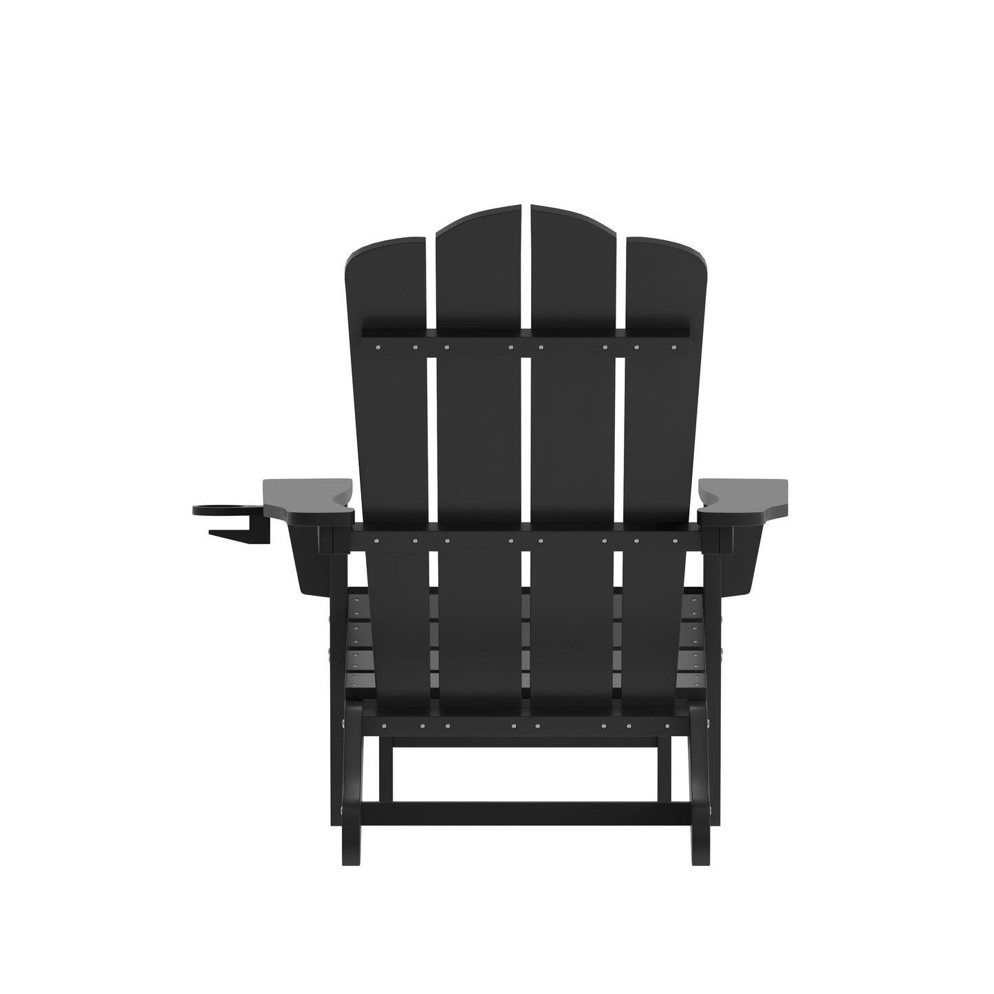 Black Ottoman Chair-Cupholder LE-HMP-1045-110-BK-GG