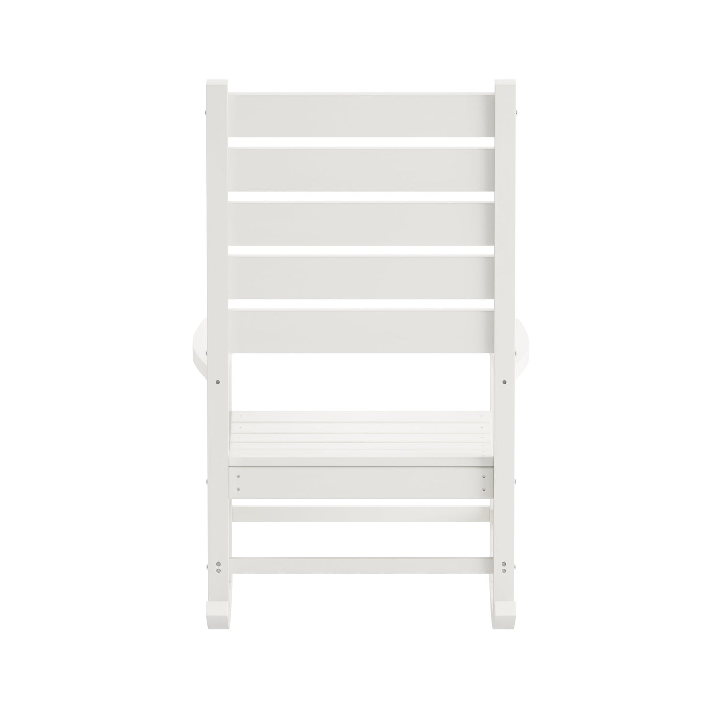 White Outdoor Rocking Chair LE-HMP-2002-110-WT-GG