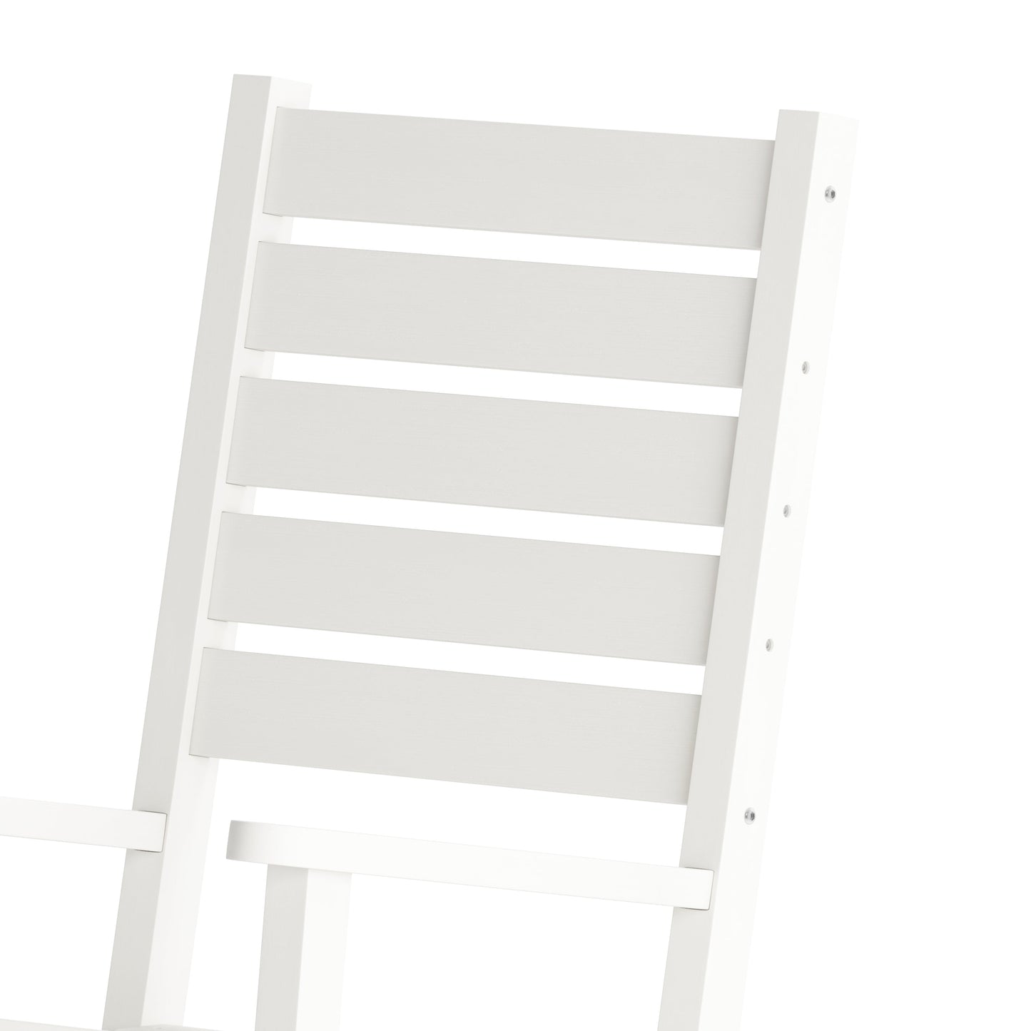 White Outdoor Rocking Chair LE-HMP-2002-110-WT-GG