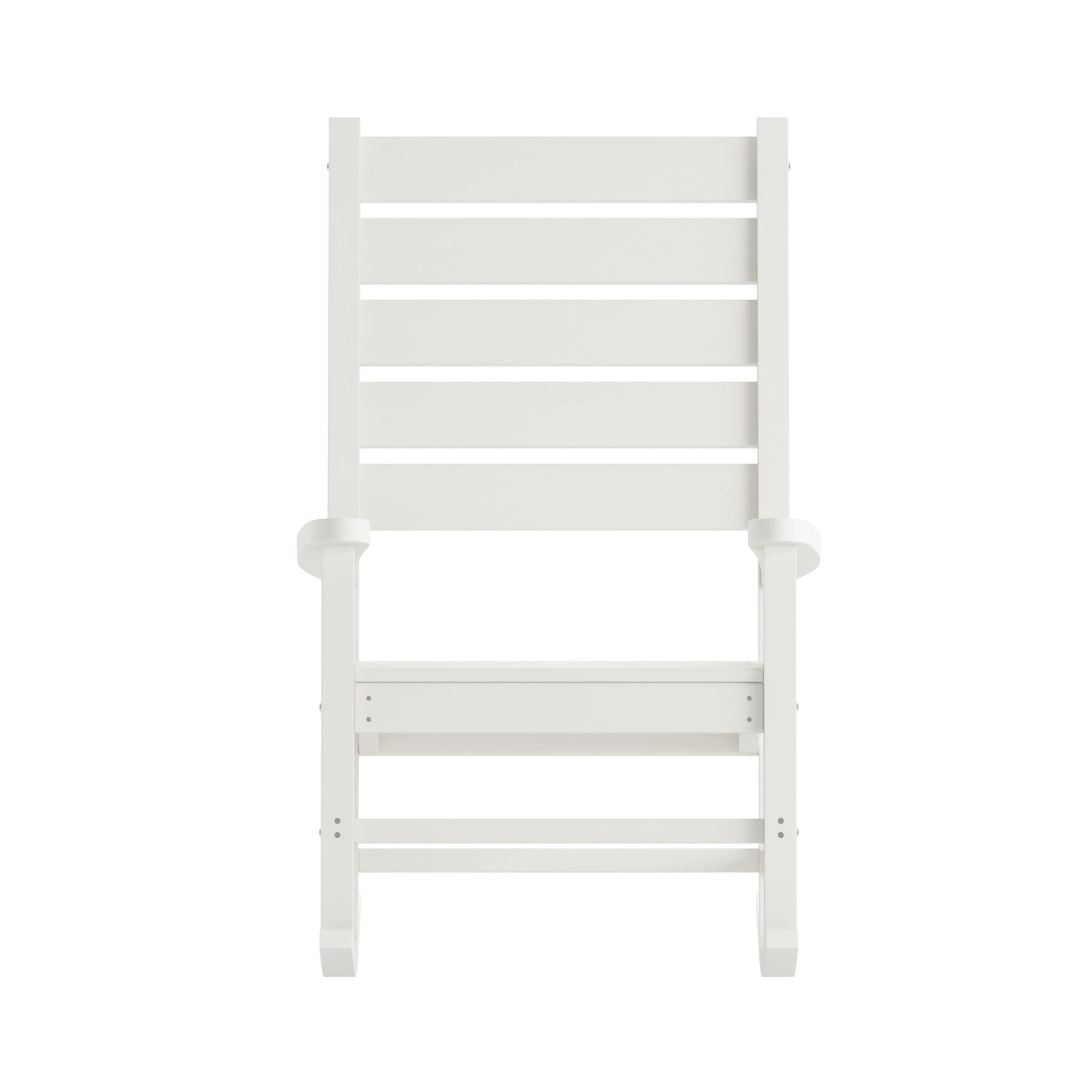 White Outdoor Rocking Chair LE-HMP-2002-110-WT-GG