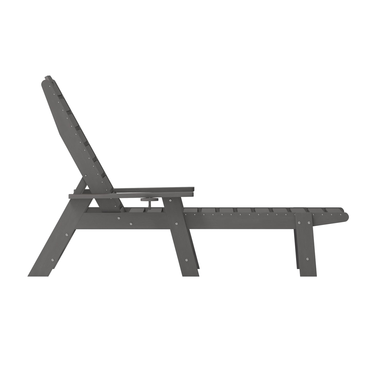 Gray Adjustable Lounge Chair LE-HMP-2017-414-GY-GG