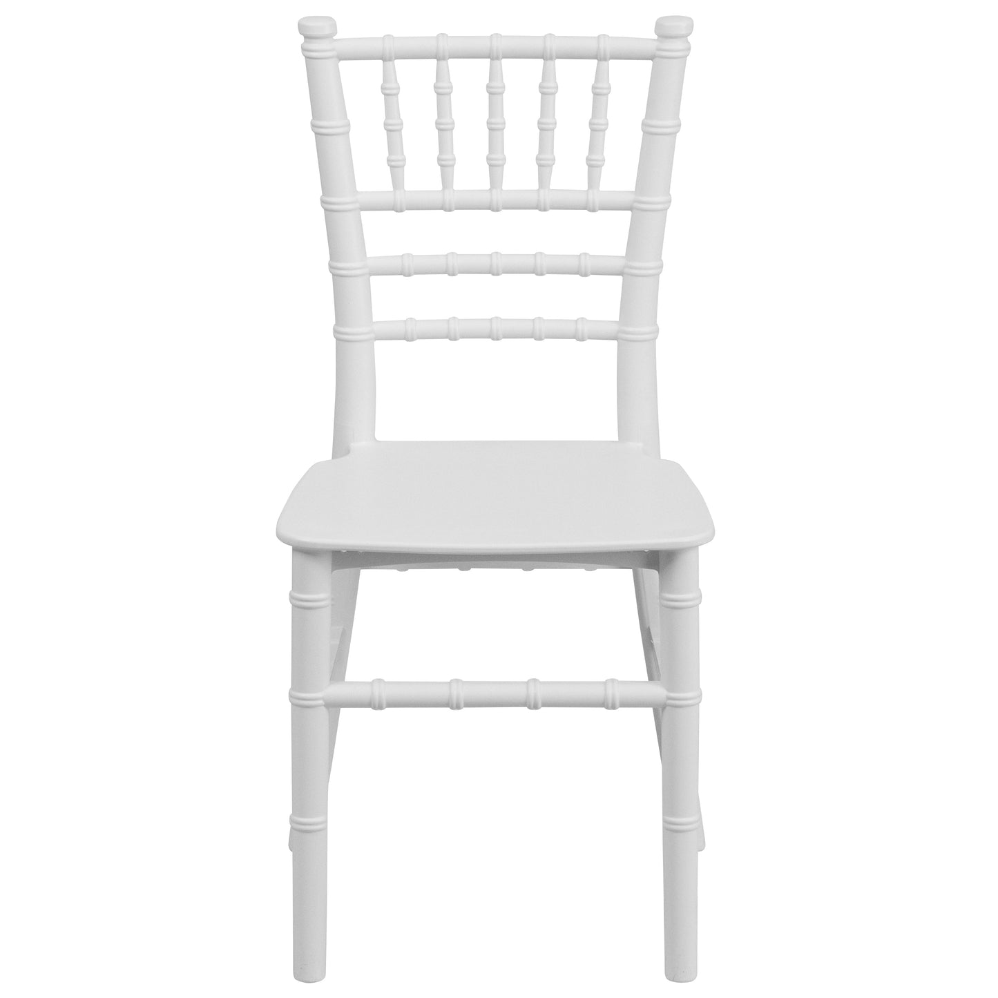 Child's White Resin Chair LE-L-7K-WH-GG