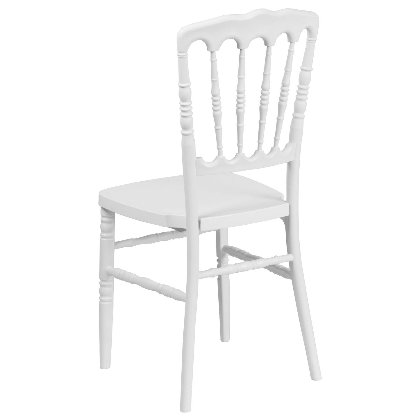 White Resin Napoleon Chair LE-L-MON-WH-GG