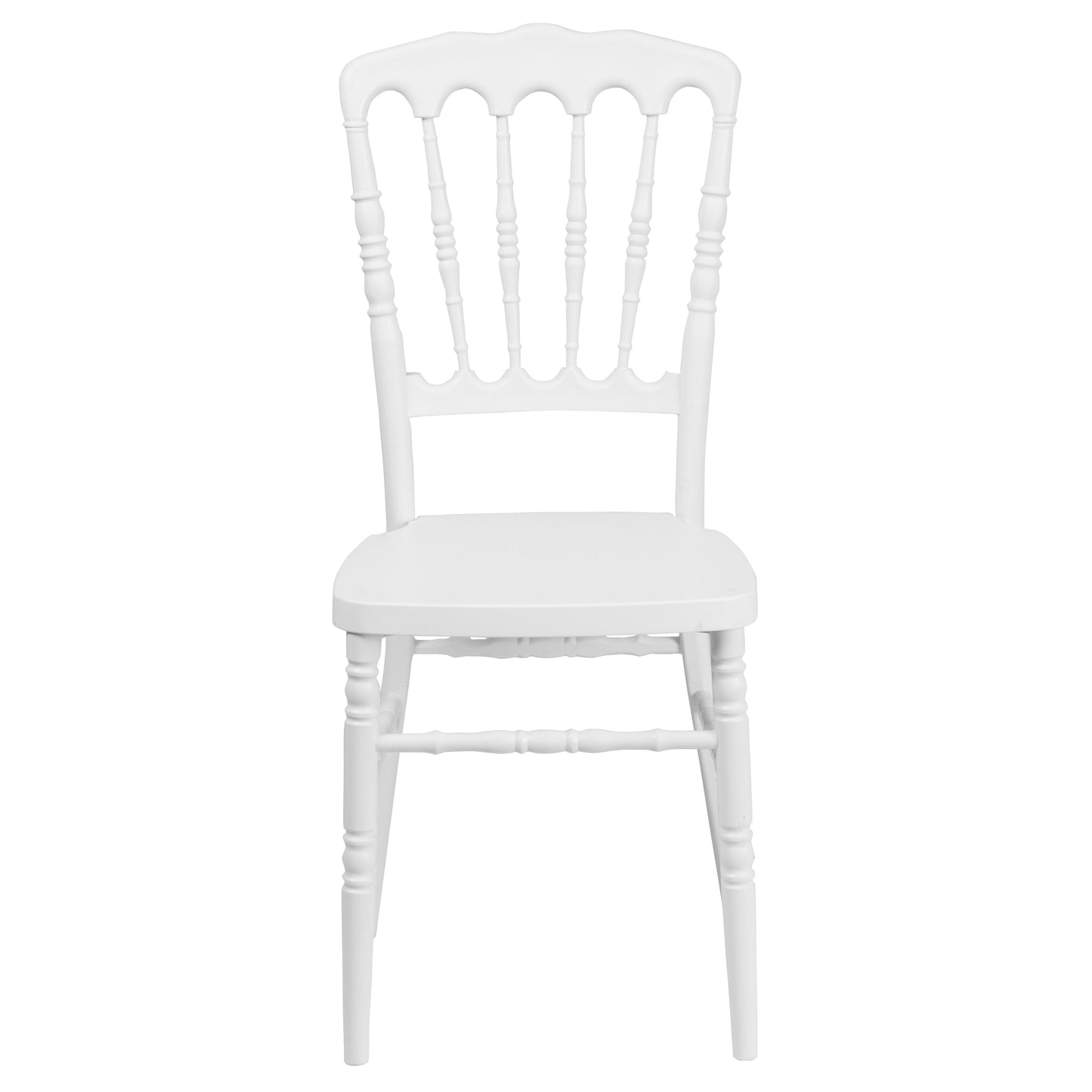 White Resin Napoleon Chair LE-L-MON-WH-GG