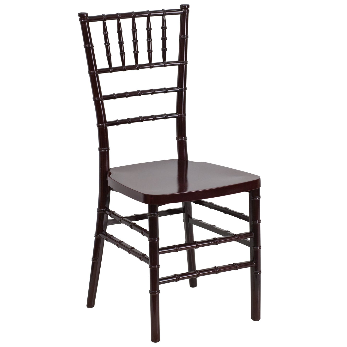 Mahogany Resin Chiavari Chair LE-MAHOGANY-GG