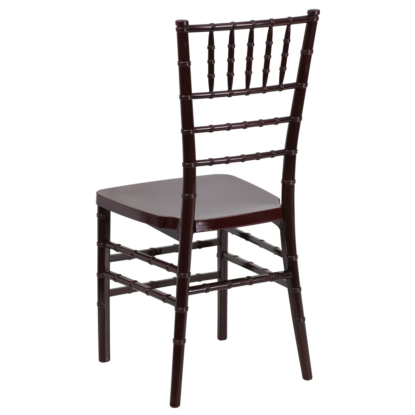 Mahogany Resin Chiavari Chair LE-MAHOGANY-GG