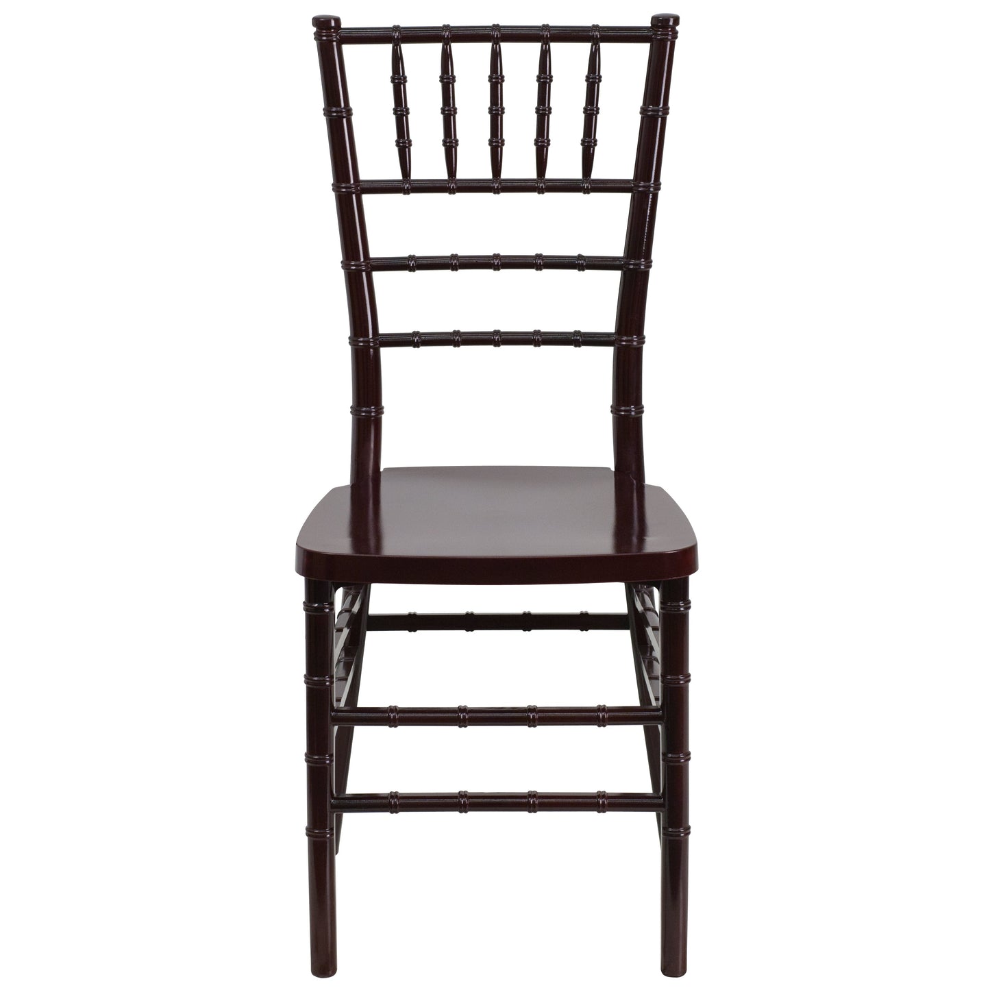 Mahogany Resin Chiavari Chair LE-MAHOGANY-GG