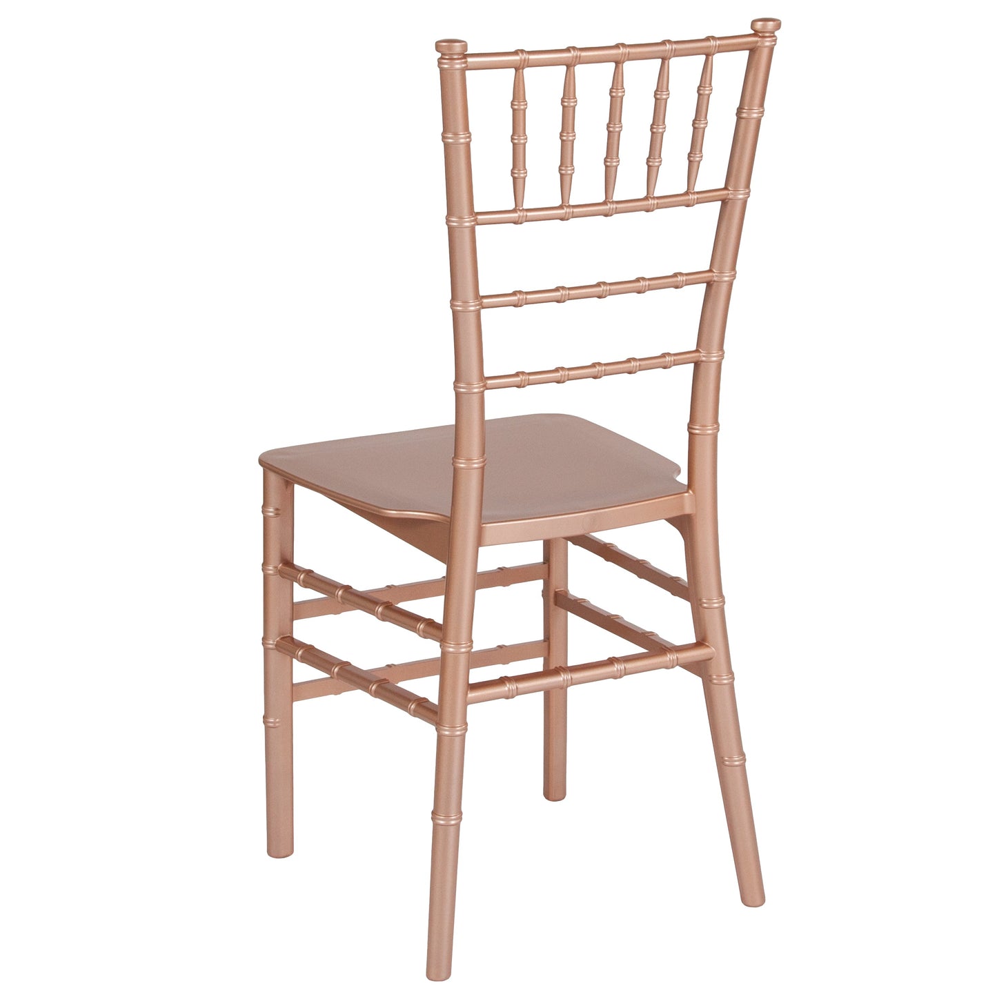 Rose Gold Resin Chiavari Chair LE-ROSE-M-GG